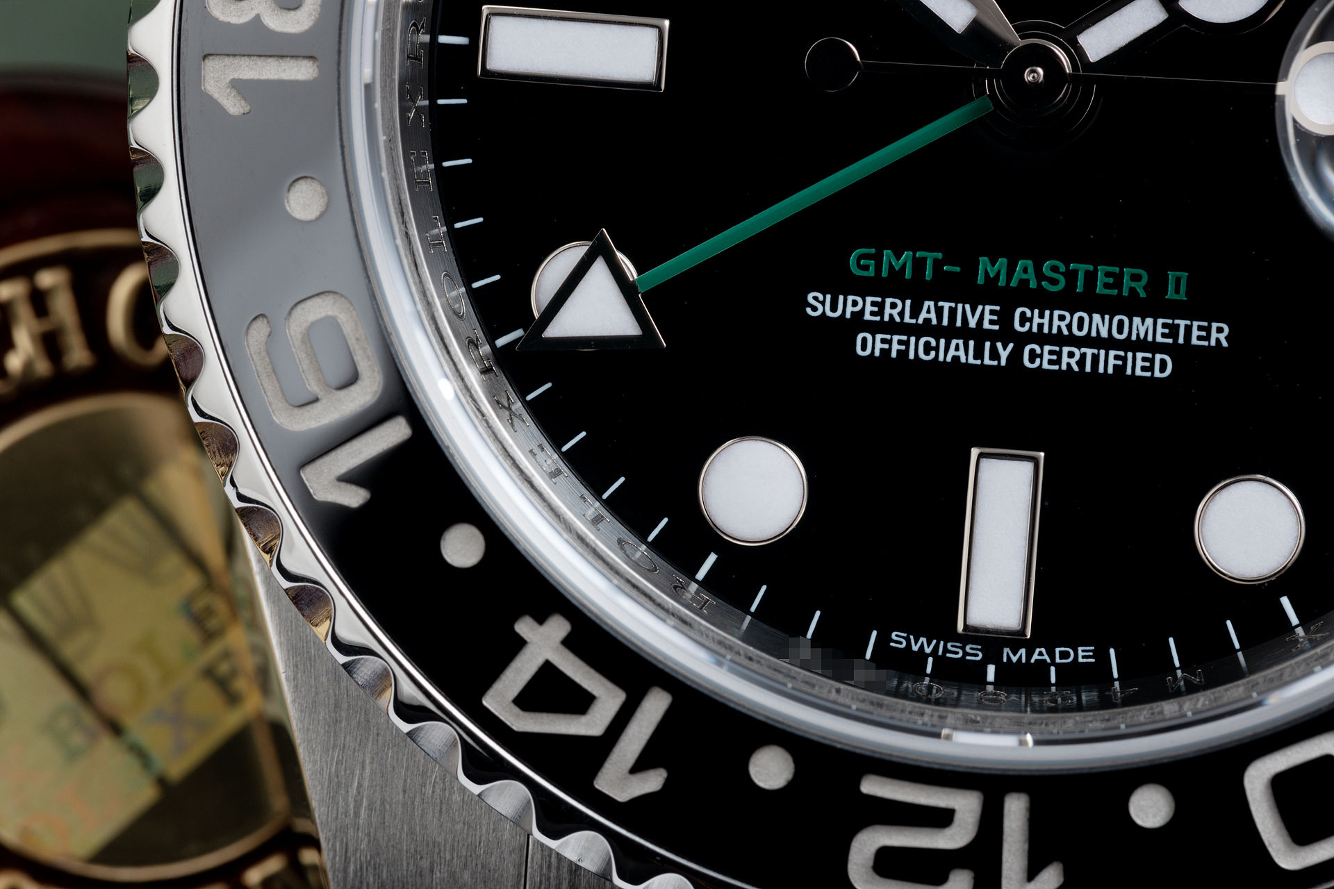 ref 116710LN | 'Green Hand' Cerachrom Bezel | Rolex GMT-Master II