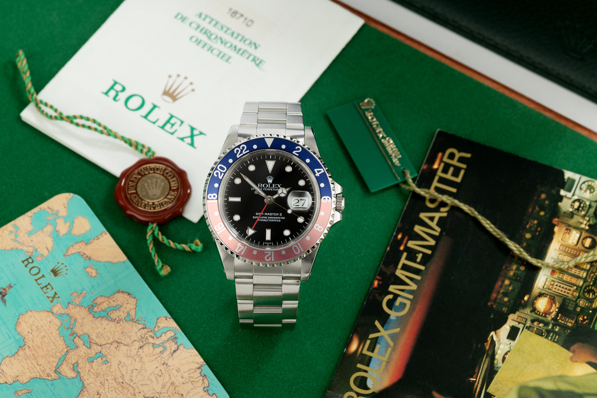 ref 16710 | 'Pink Lady' Full Set | Rolex GMT-Master II