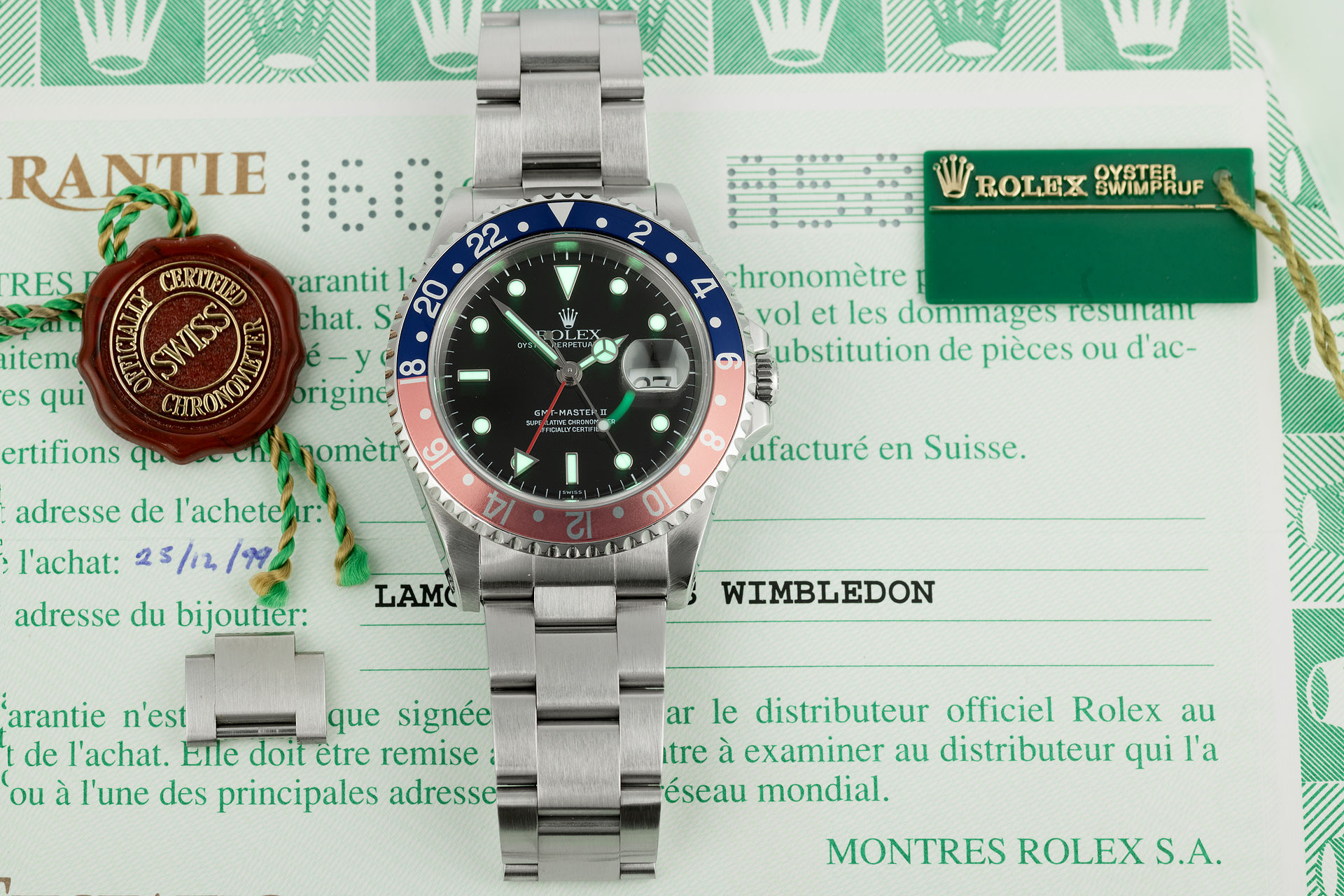 ref 16710 | 'Pink Lady' Full Set | Rolex GMT-Master II