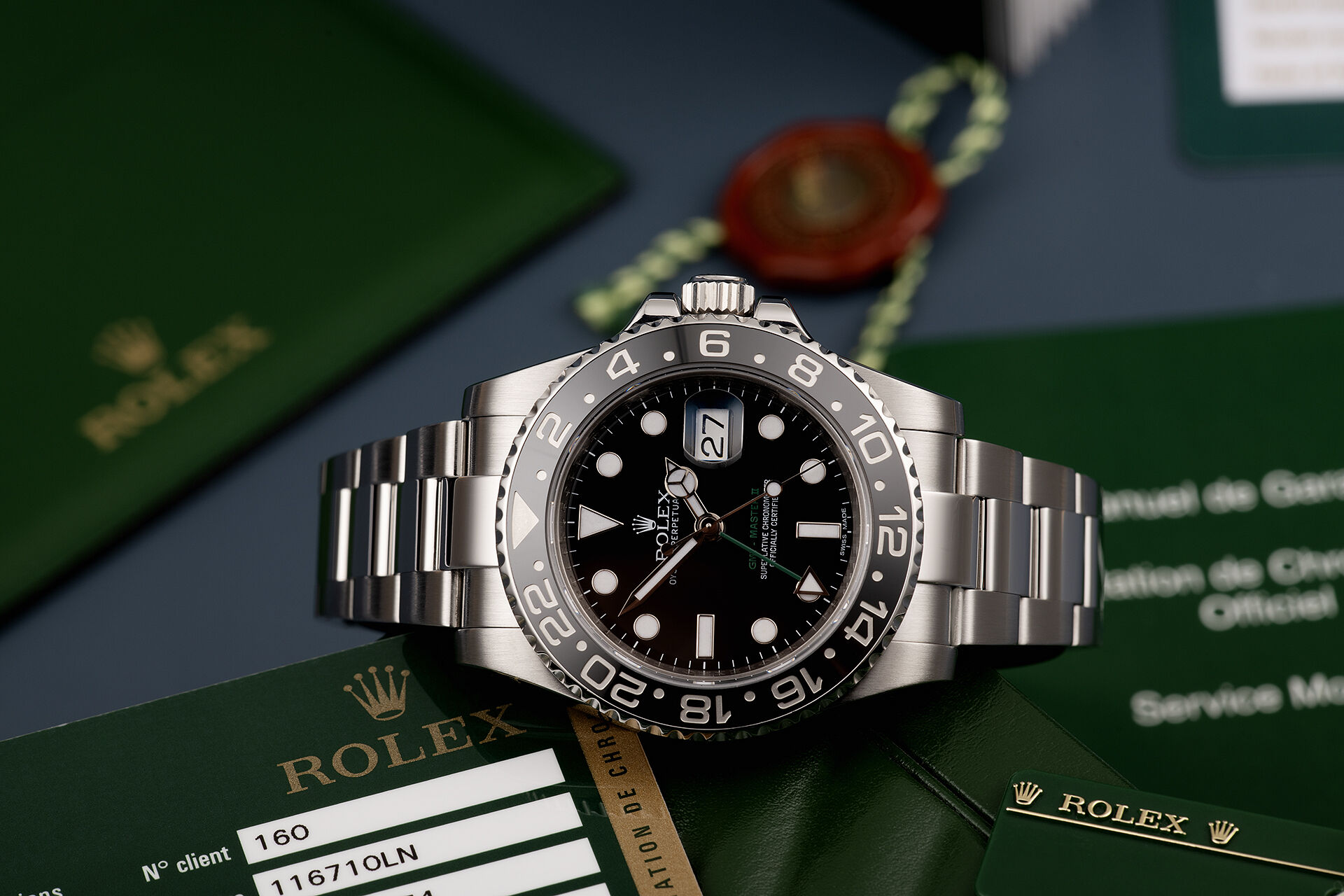 ref 116710LN | Serviced by Rolex | Rolex GMT-Master II