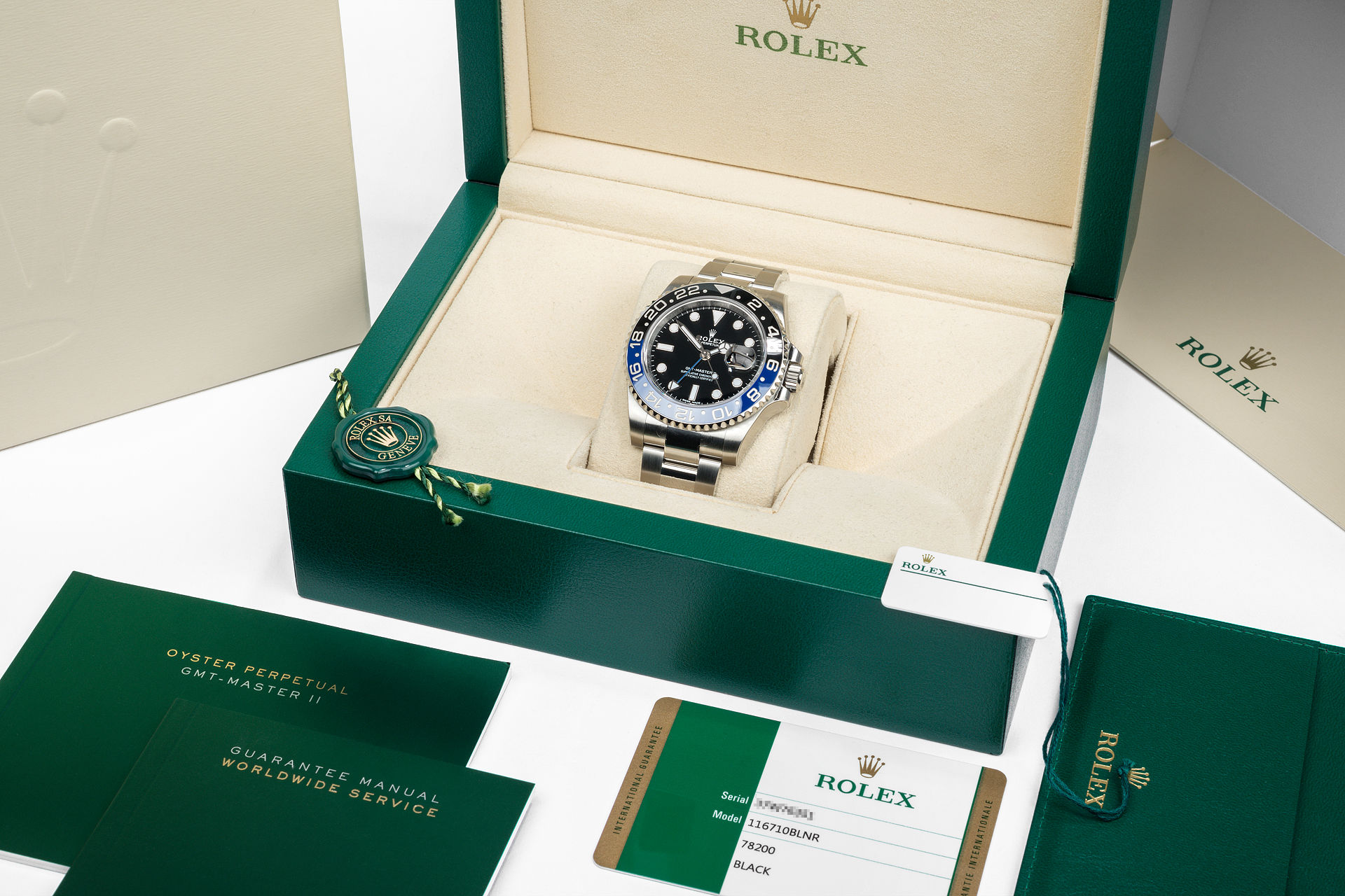 ref 116710BLNR | Rolex Warranty to 2021 | Rolex GMT-Master II