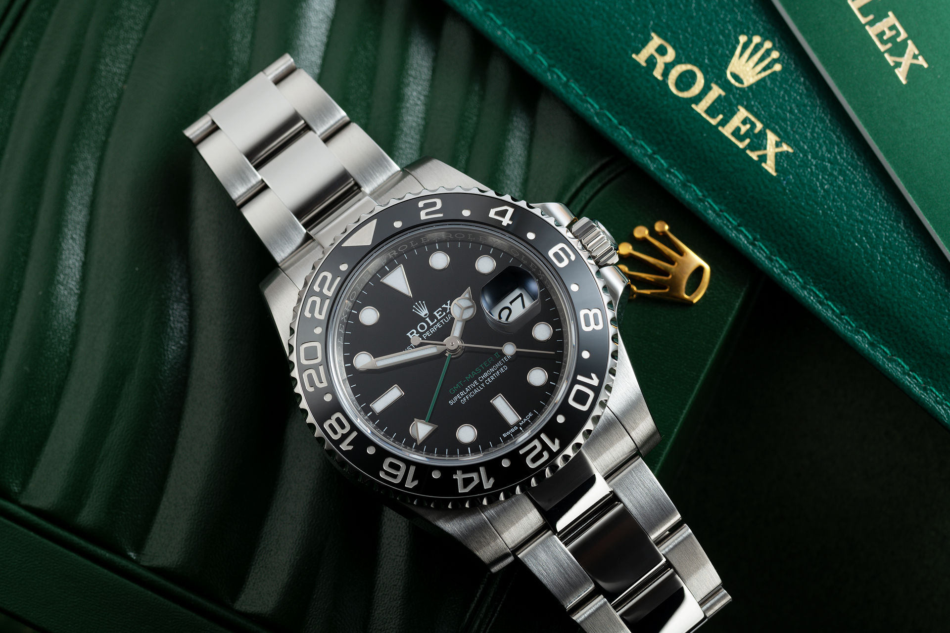 ref 116710LN | Rolex Warranty to 2022 | Rolex GMT-Master II