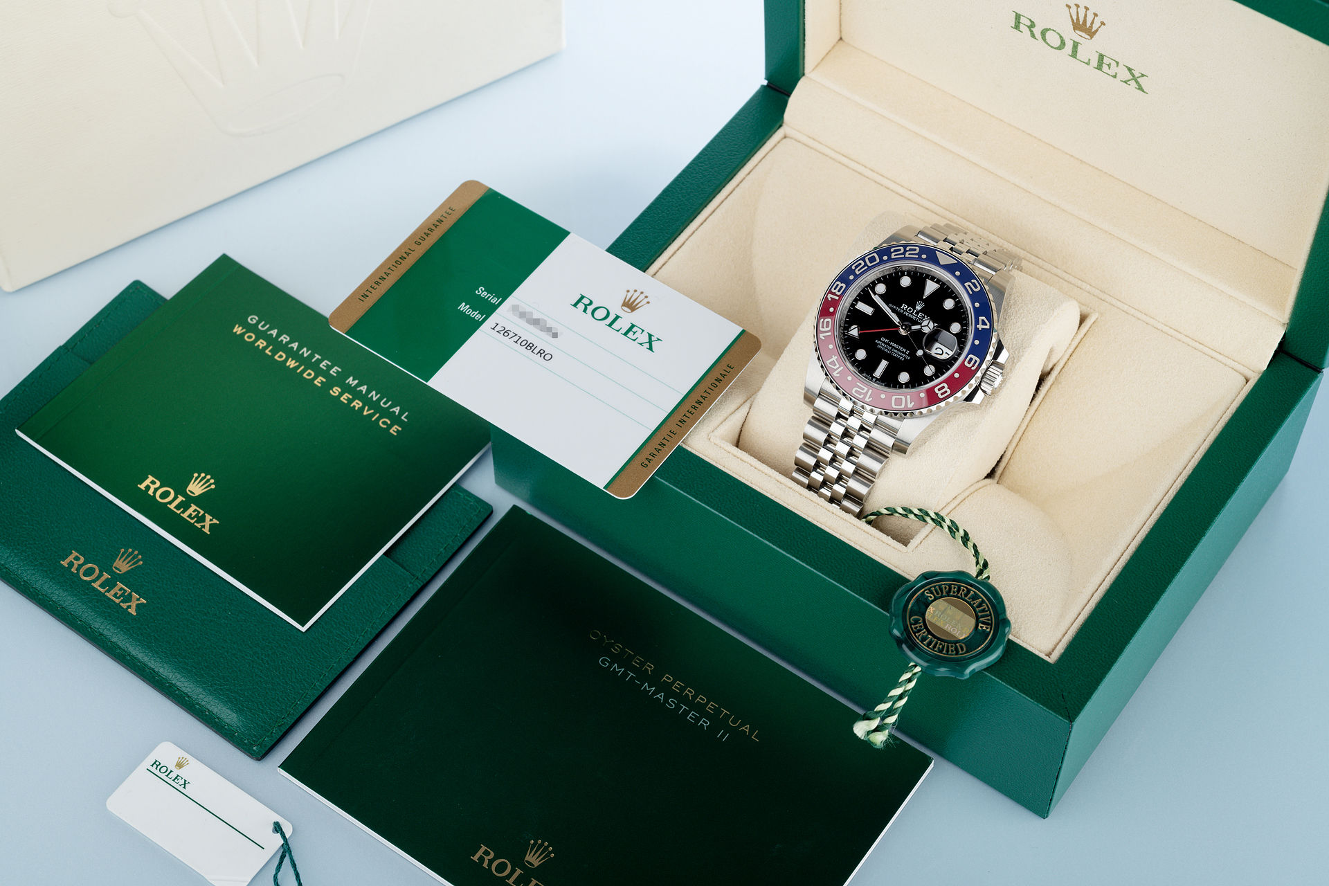 ref 126710BLRO | Rolex Warranty to 2023 | Rolex GMT-Master II