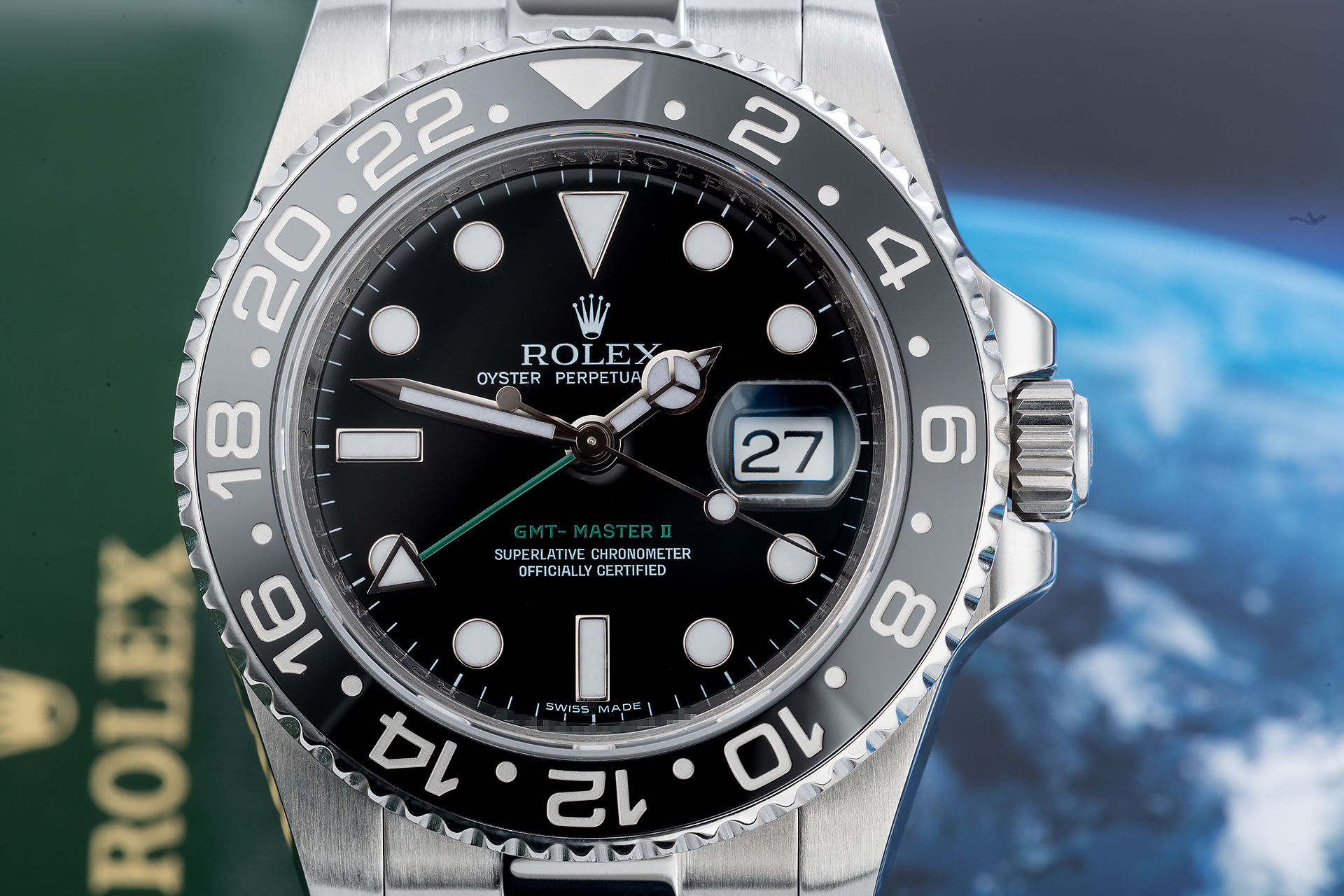 ref 116710LN | Service Warranty to 2021 | Rolex GMT-Master II