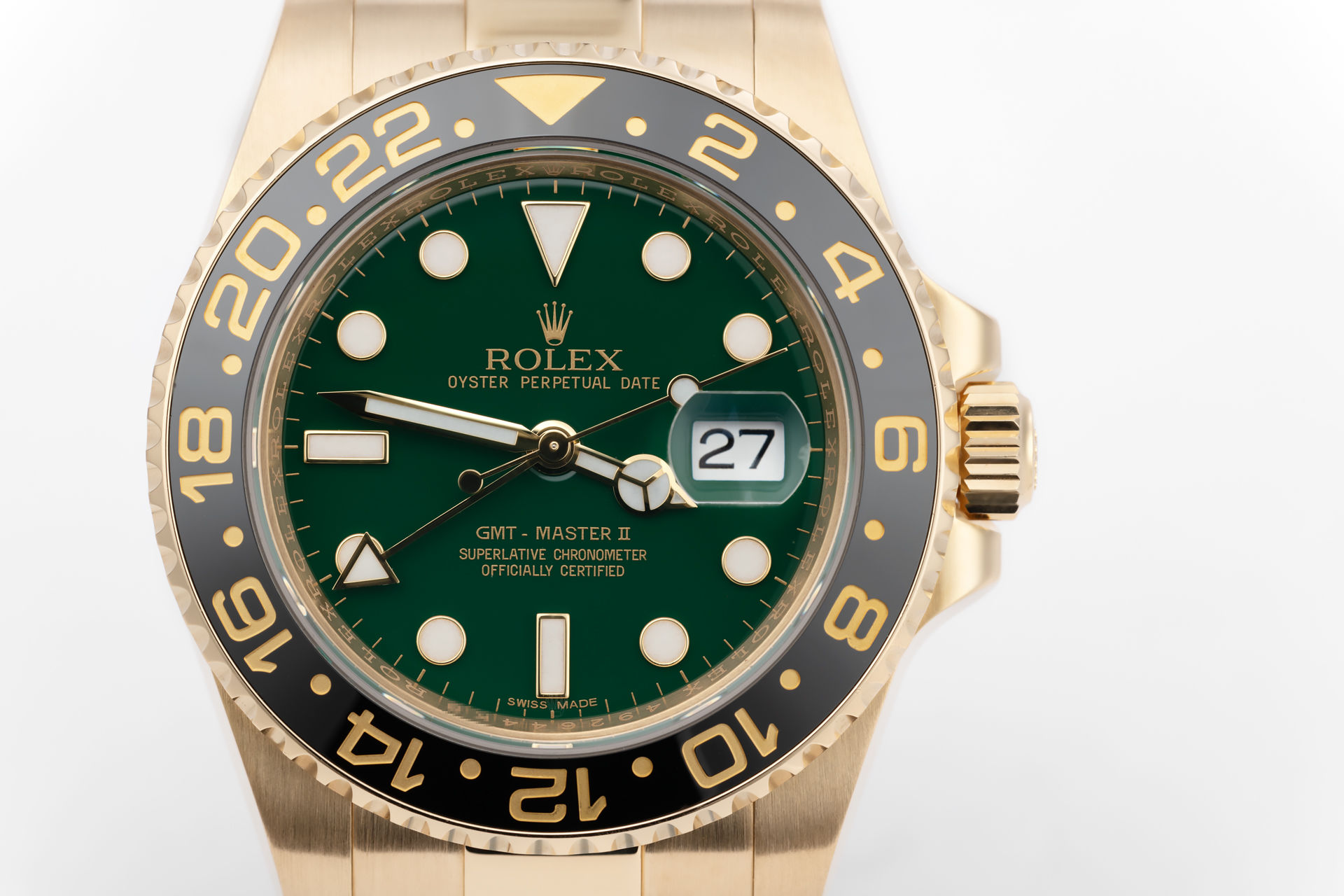 ref 116718LN | Solid Gold 'Full Set' | Rolex GMT-Master II