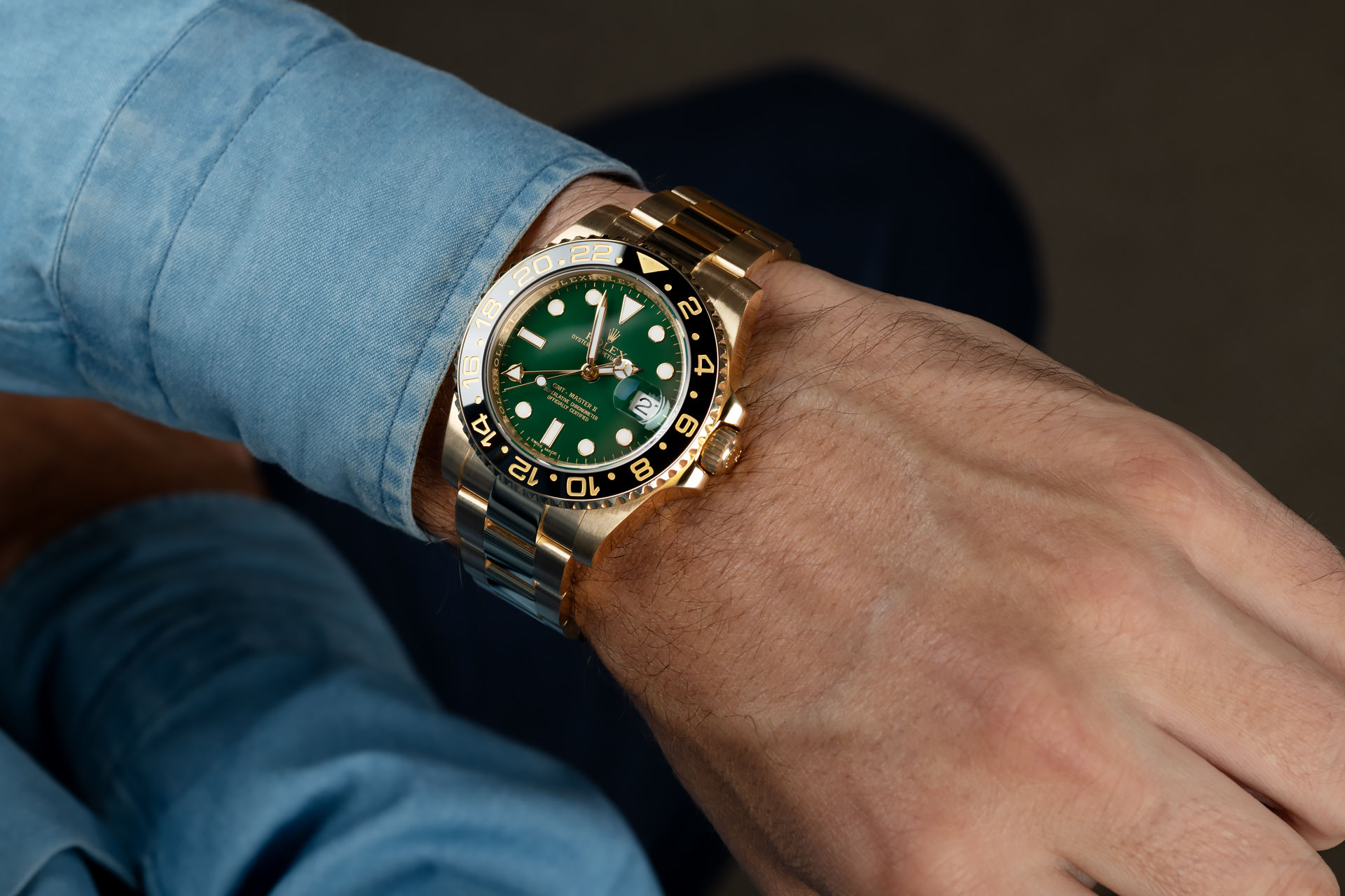 ref 116718LN | Solid Gold 'Full Set' | Rolex GMT-Master II