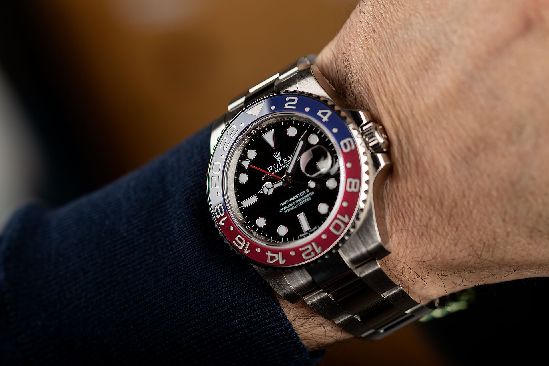 ref 116719BLRO | 'Stickered First Series' Pepsi | Rolex GMT-Master II