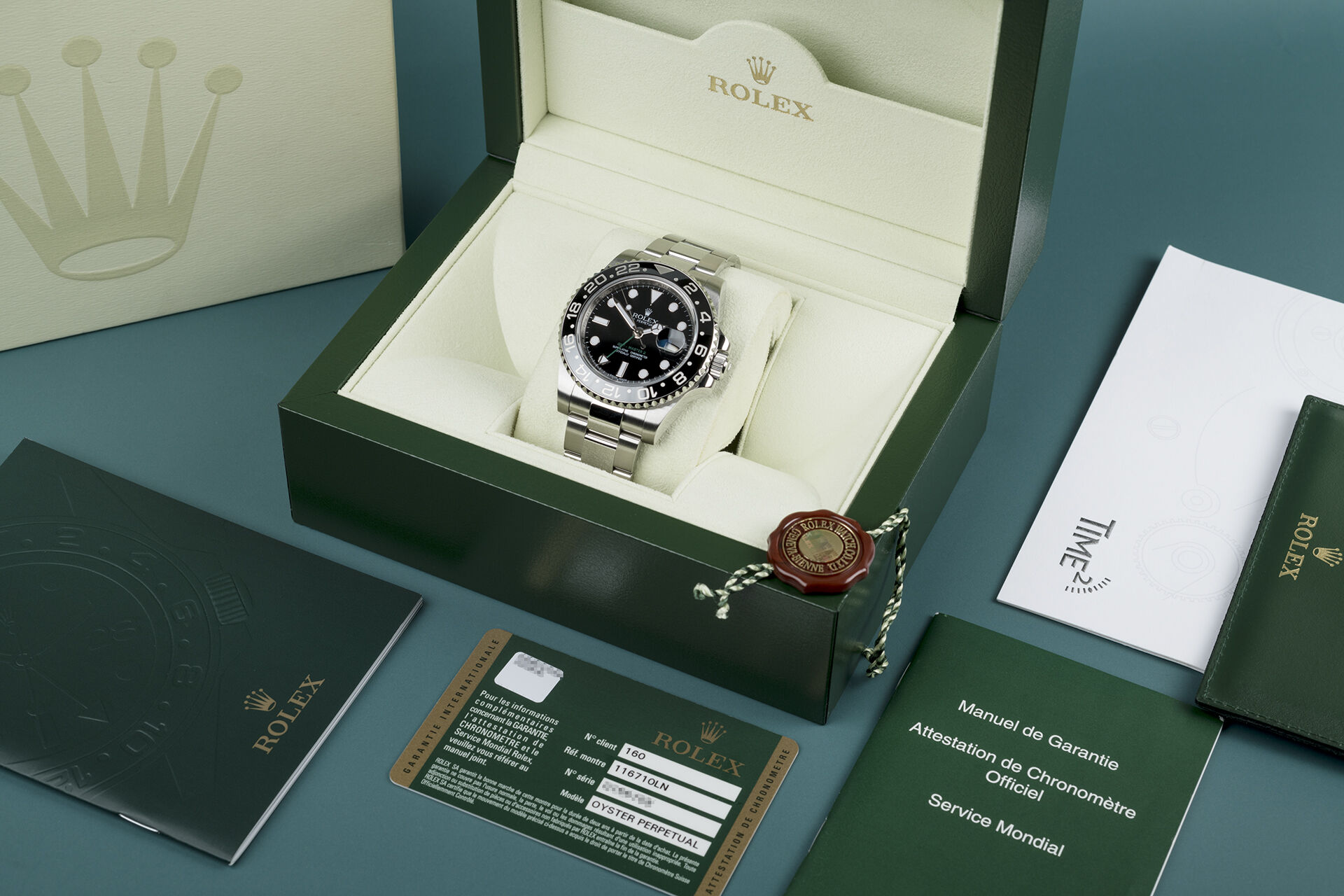 ref 116710LN | UK Retailed | Rolex GMT-Master II