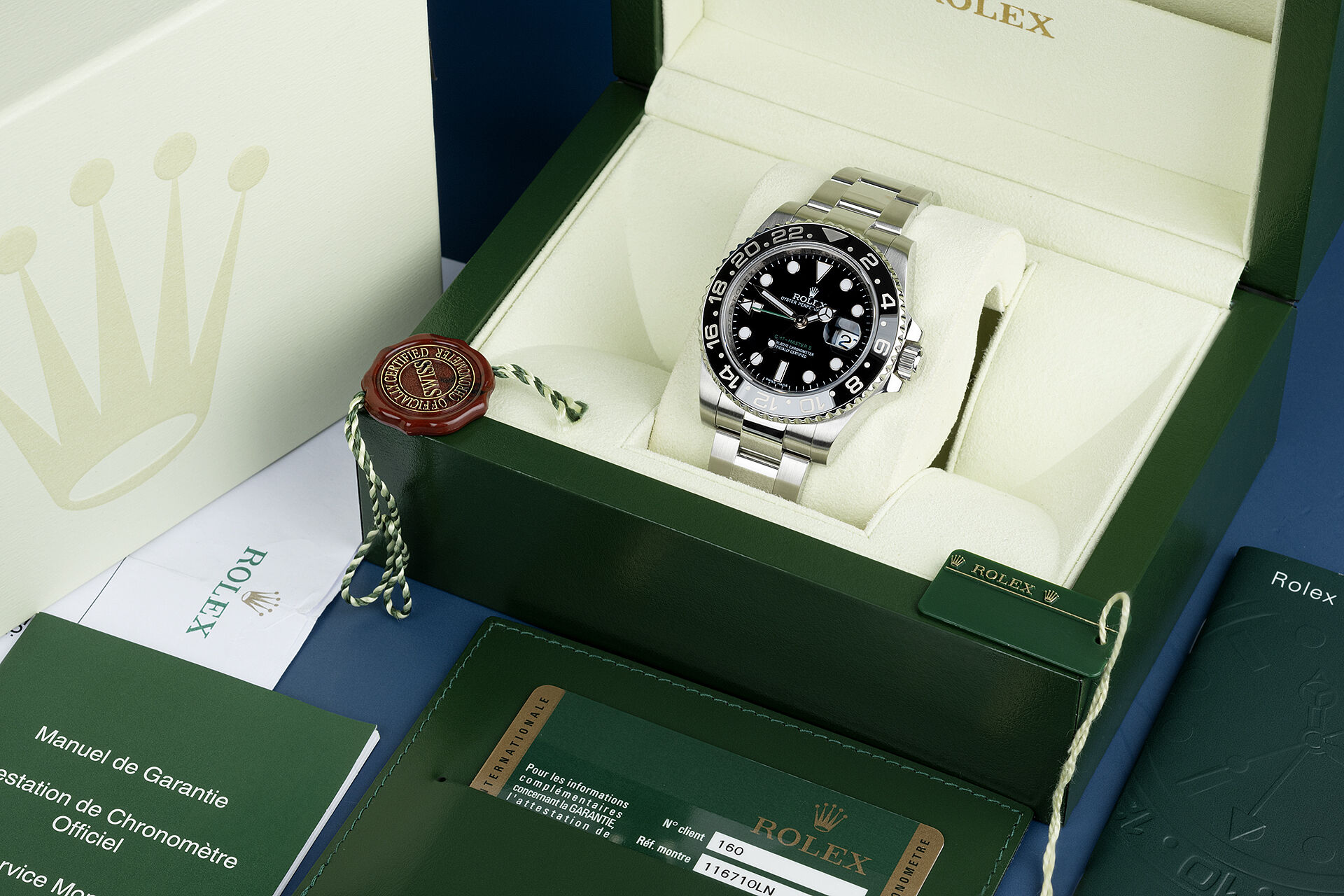 ref 116710LN | UK Retailed | Rolex GMT-Master II