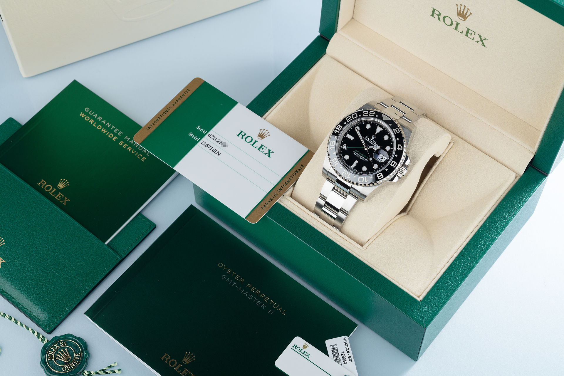 ref 116710LN | Under Rolex 5 Year Warranty | Rolex GMT-Master II