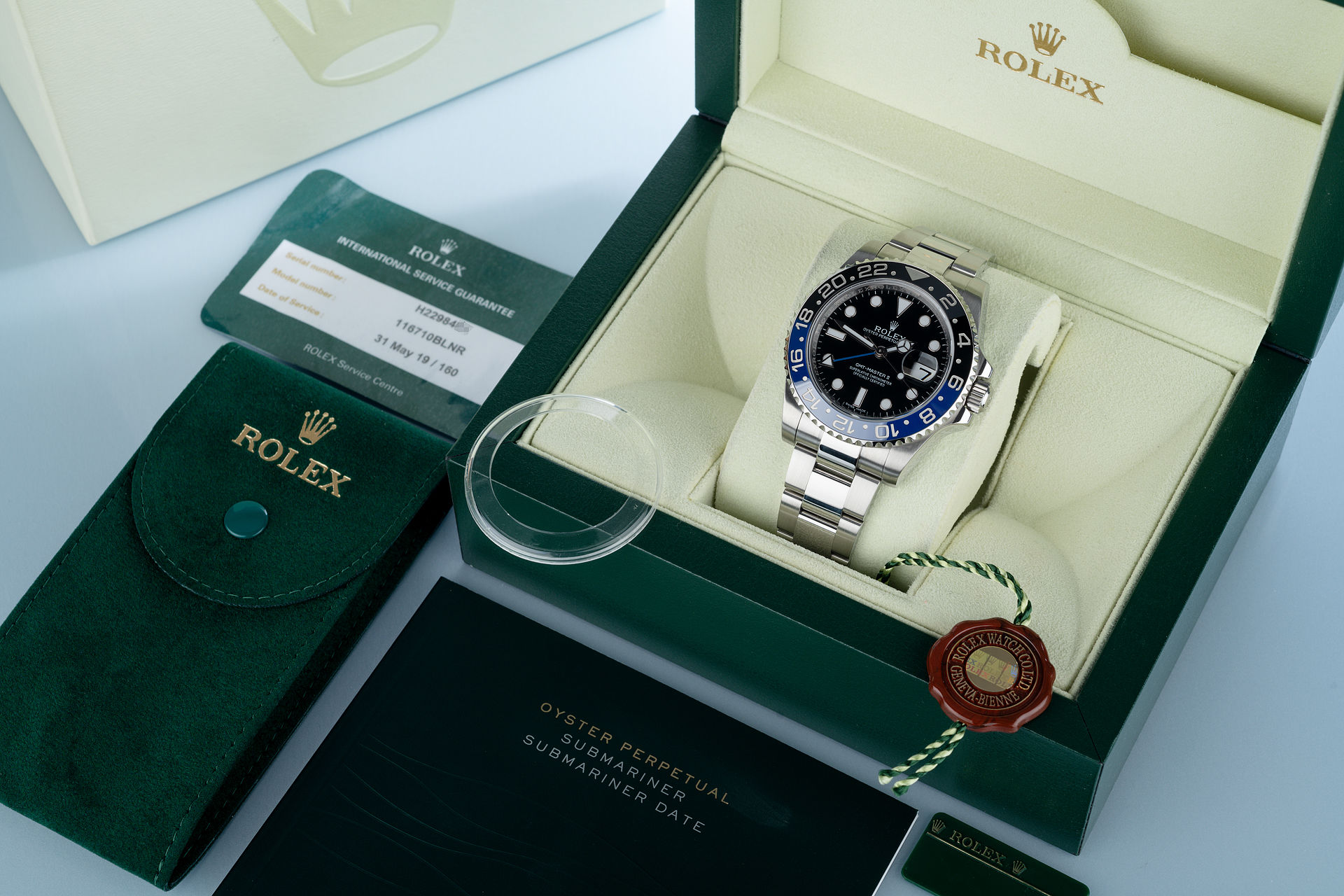 ref 116710BLNR | 'Under Rolex Warranty' | Rolex GMT-Master II