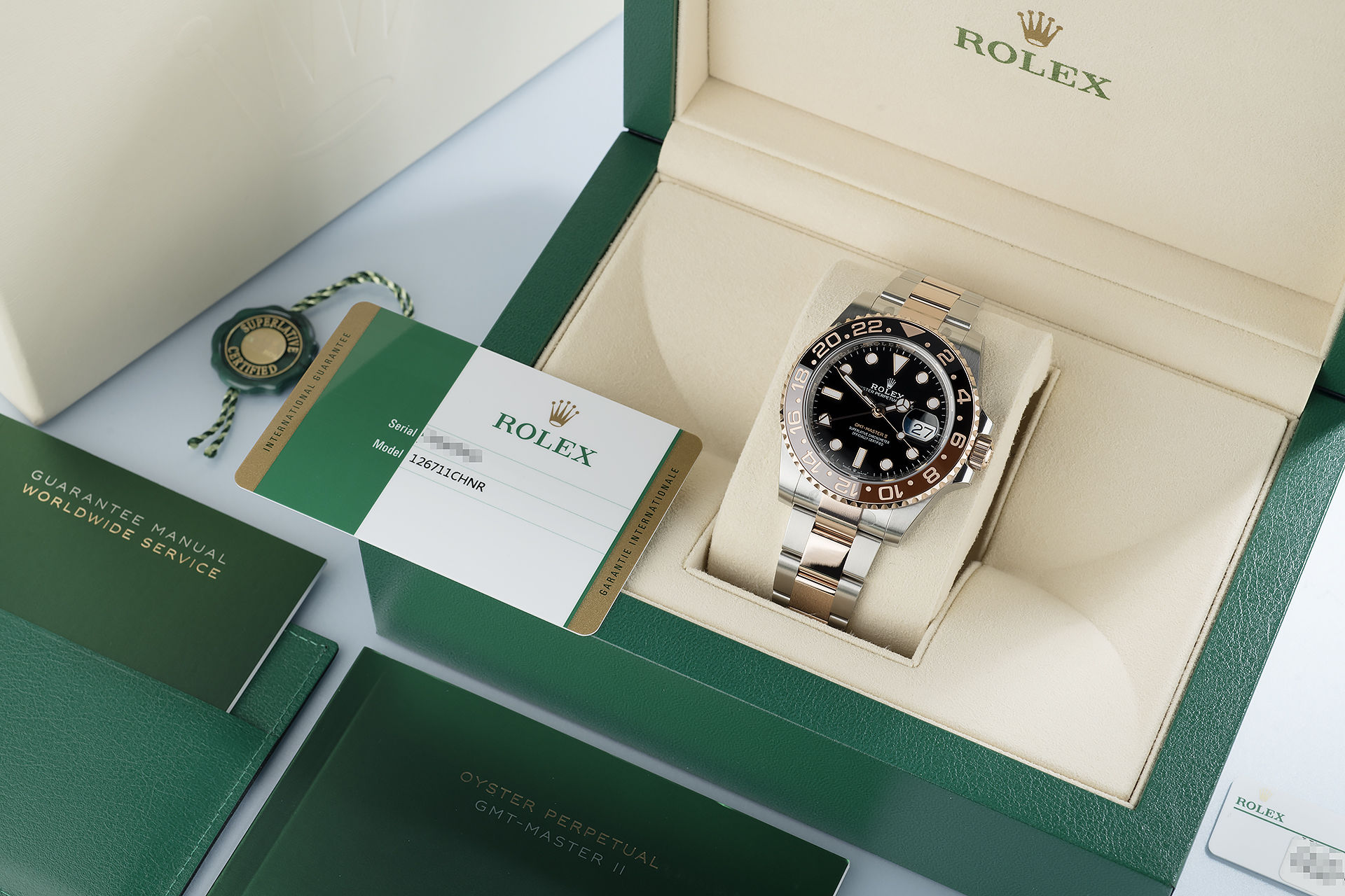 ref 126711CHNR | Warranty to 2024 'Fully Stickered' | Rolex GMT-Master II