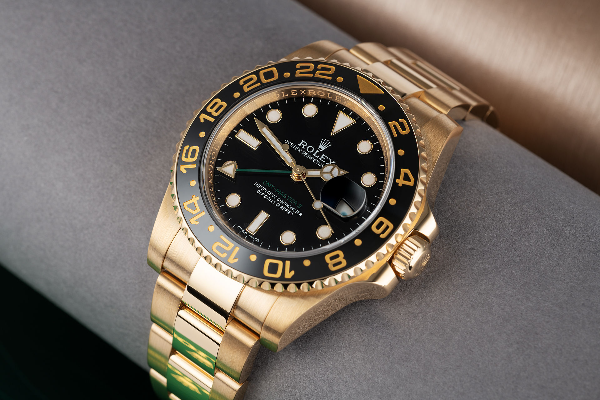 ref 116718LN | Yellow Gold '5 Year Warranty' | Rolex GMT-Master II