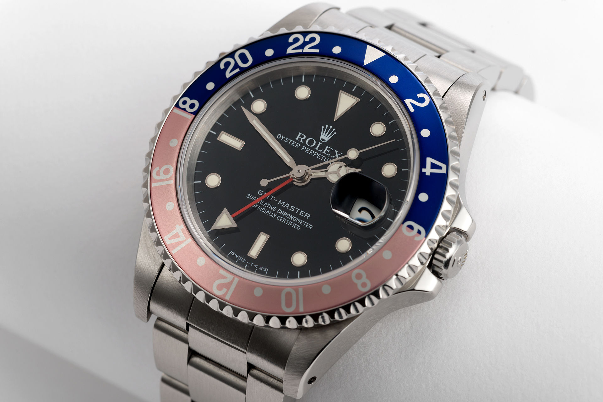 ref 16700 | 'Pink Pepsi' Full Set | Rolex GMT-Master