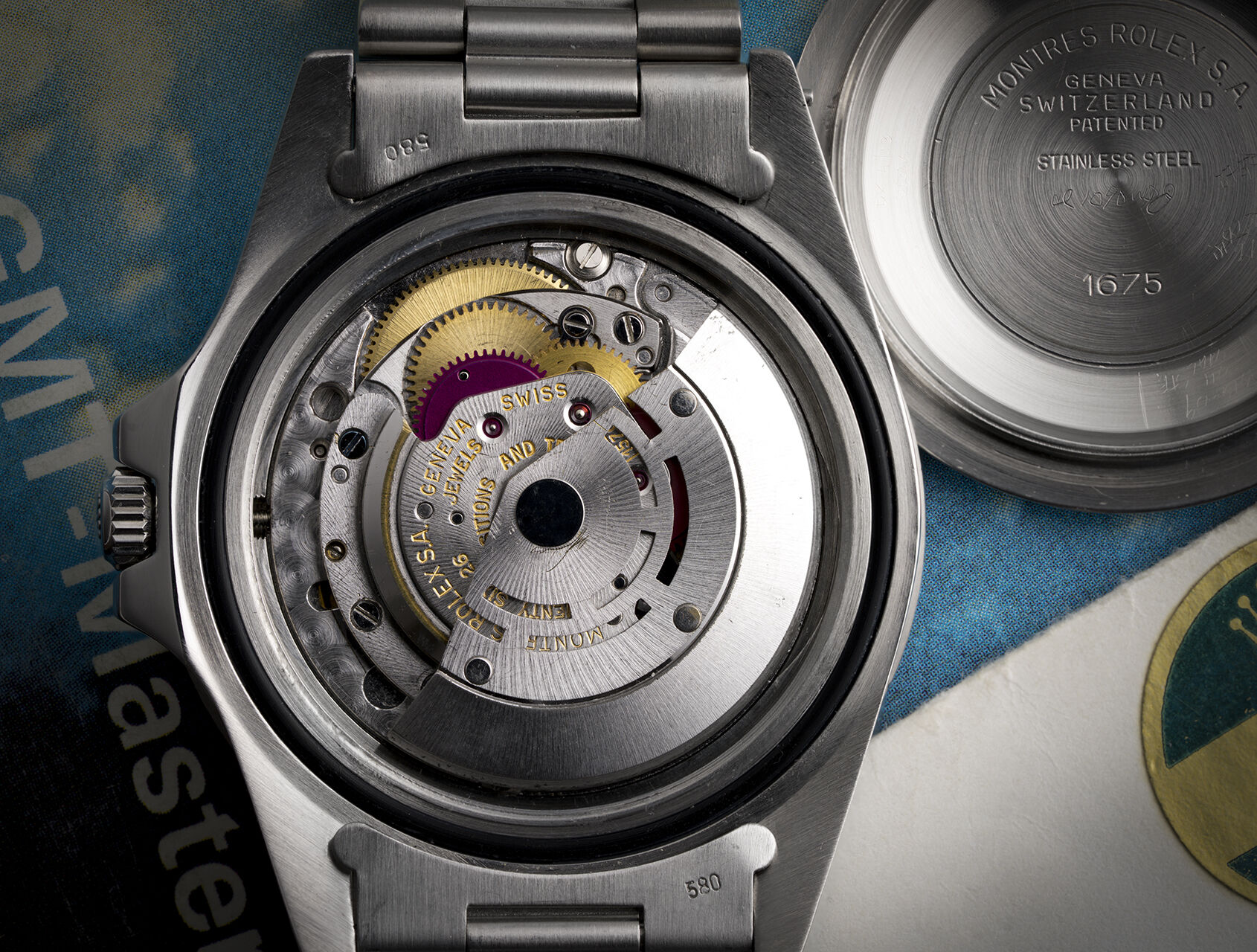 ref 1675 | 'Radial Dial' - Box & Papers | Rolex GMT-Master