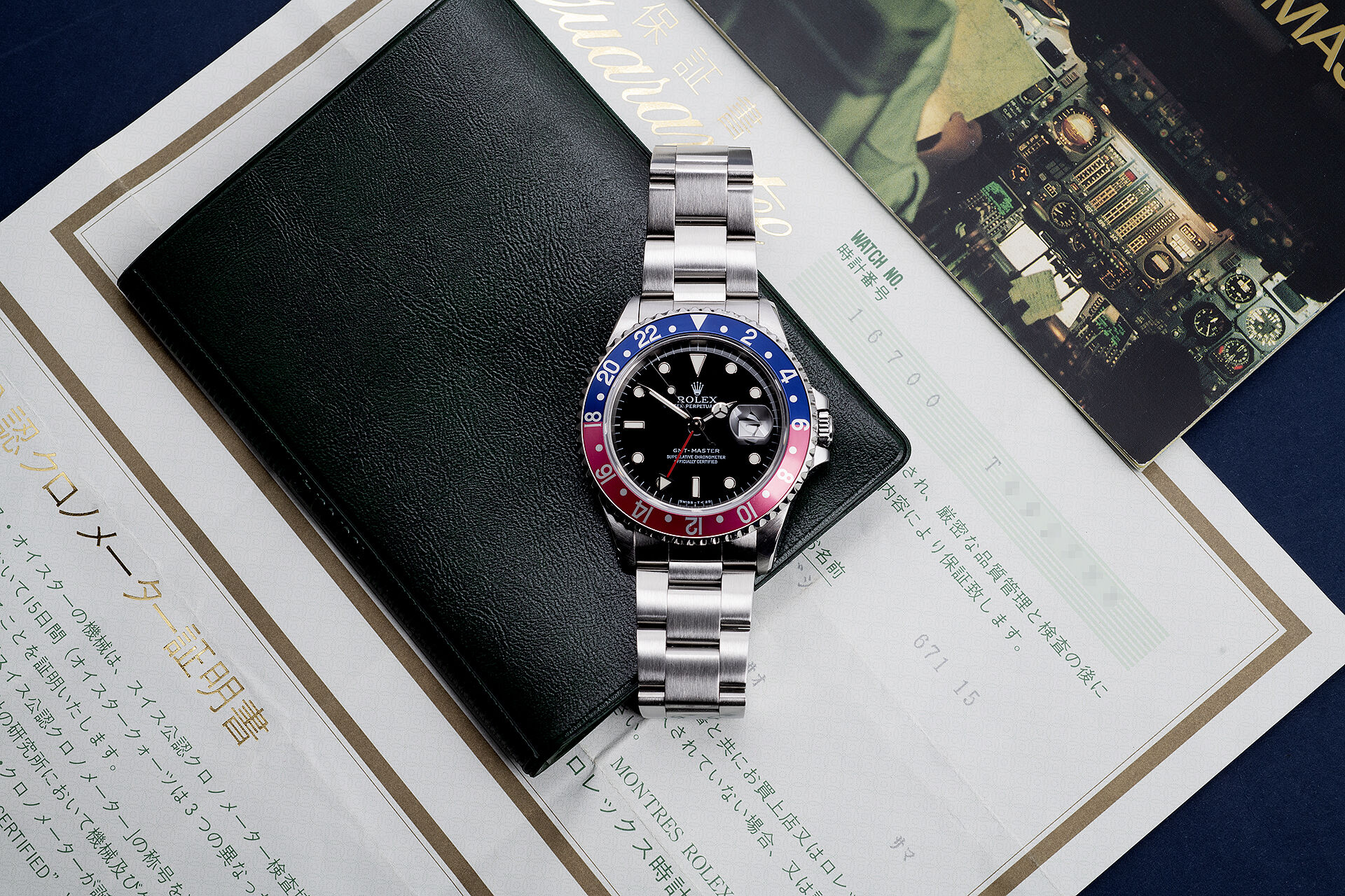 Pepsi Bezel Complete Set | ref 16700 | Rolex GMT-Master