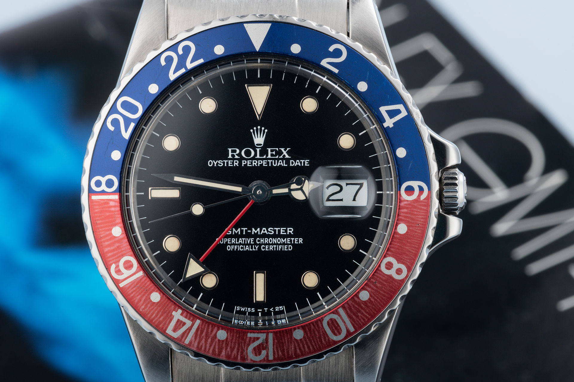 ref 16750 | 'Pink Lady' Box & Papers | Rolex GMT-Master