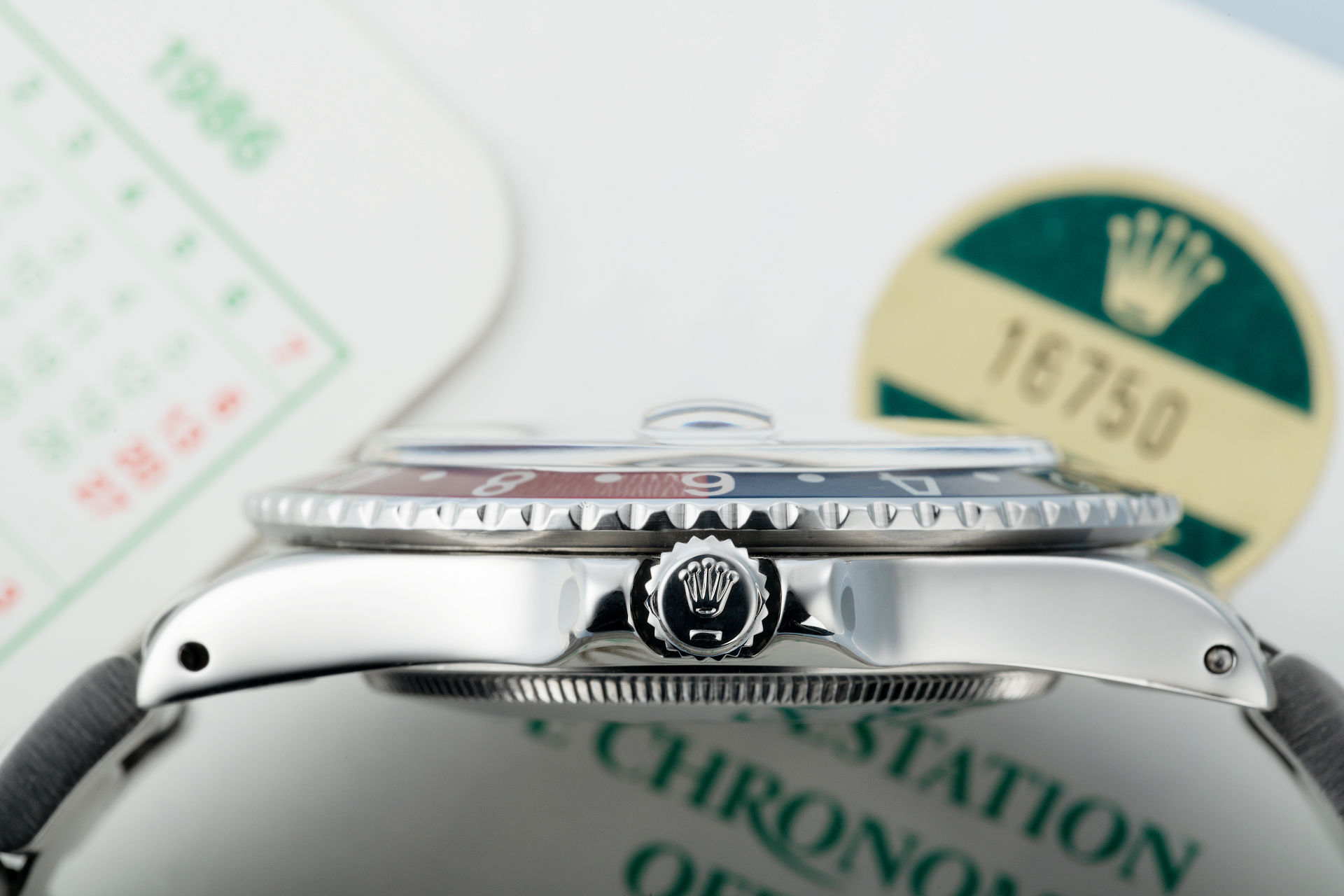ref 16750 | 'Pink Lady' Box & Papers | Rolex GMT-Master
