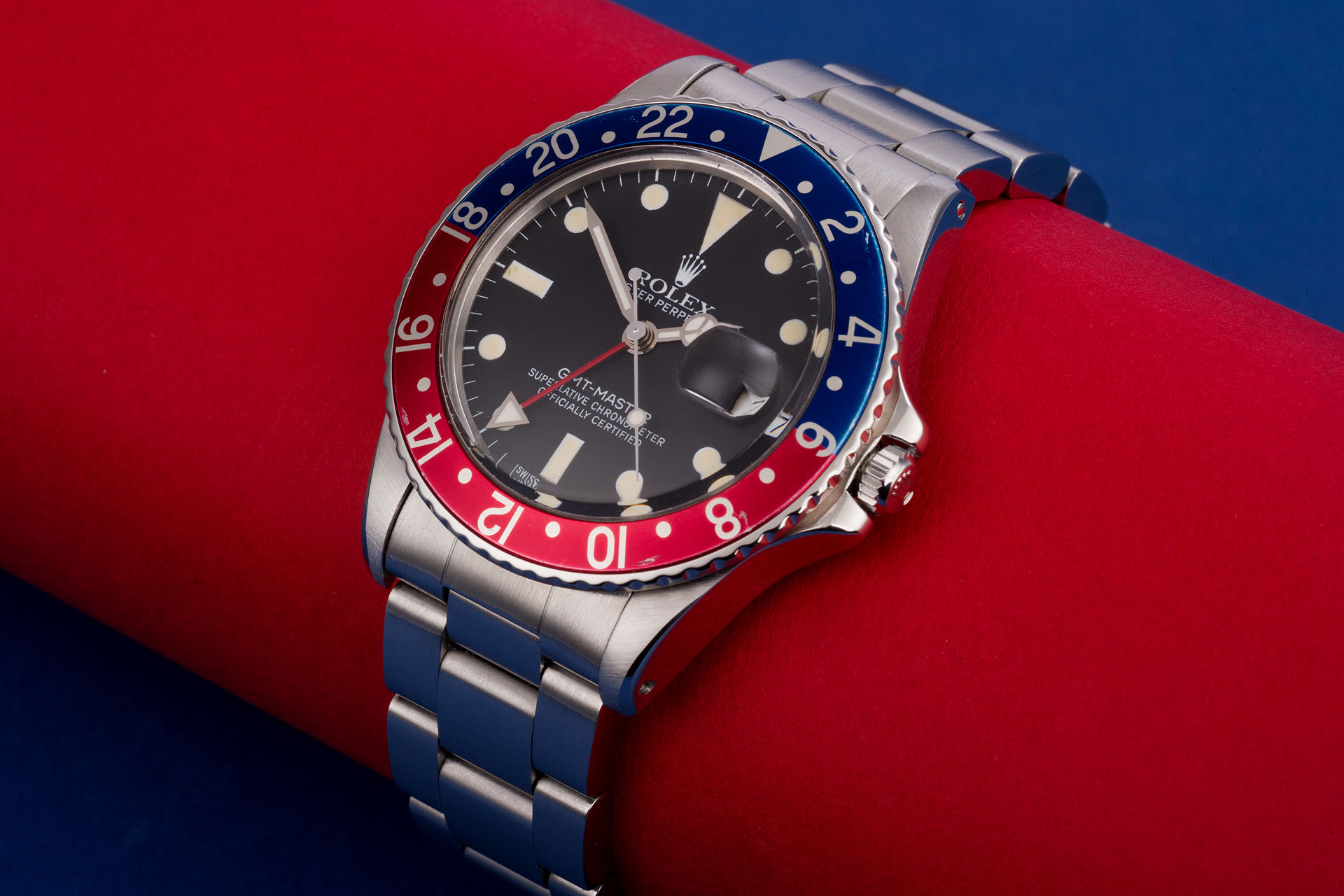 ref 16750 | Vintage Pepsi 'Quick Set' | Rolex GMT-Master