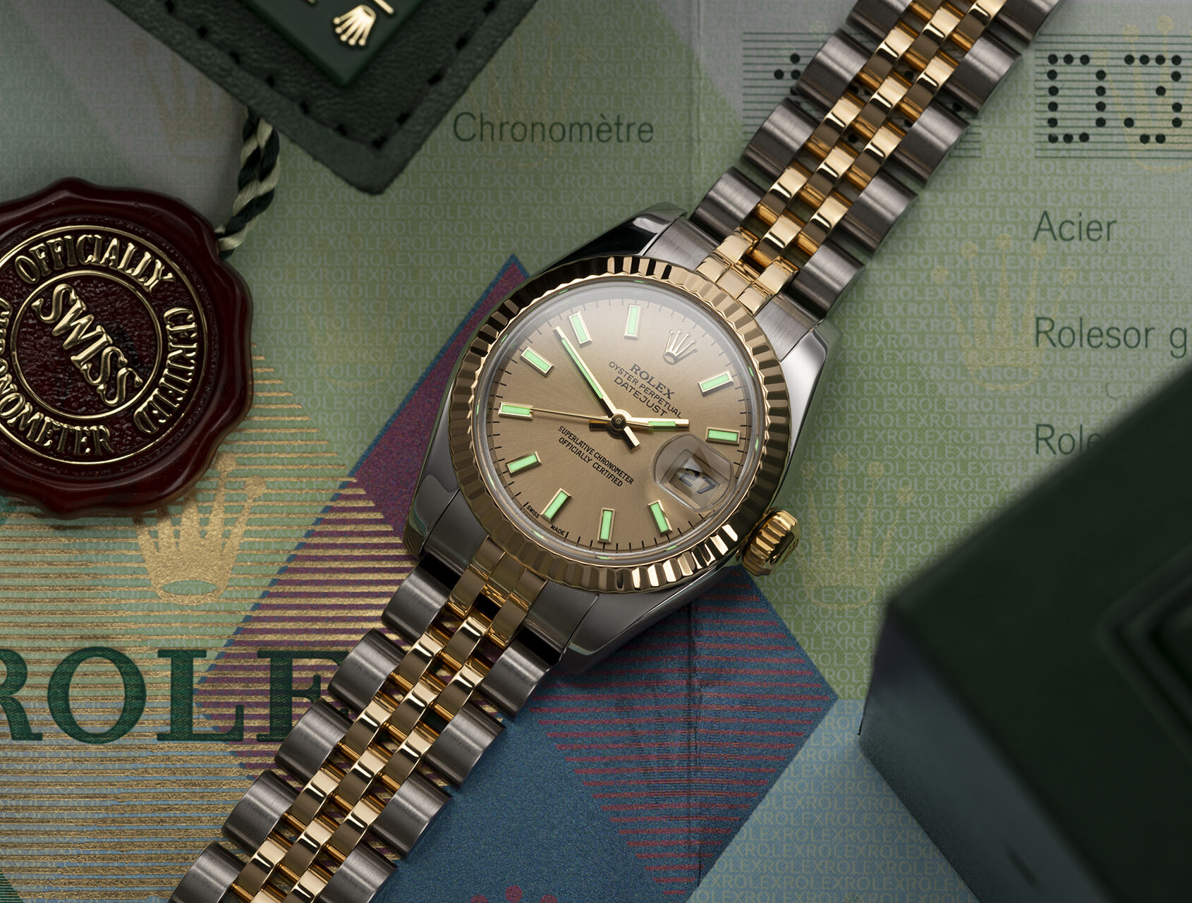 ref 179173 | 179173 - Box & Certificate | Rolex Lady-Datejust