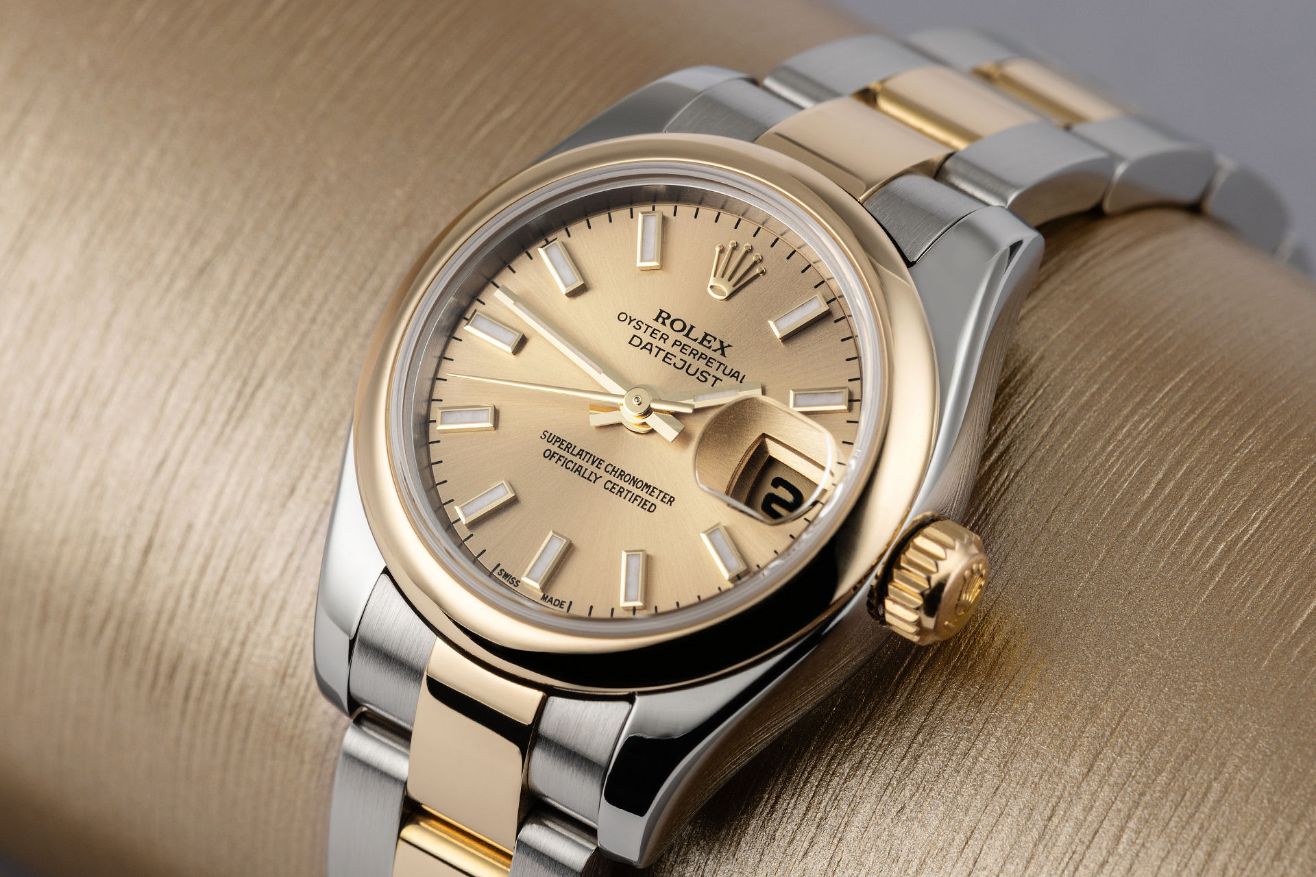 ref 179163 | 18ct Gold & Steel | Rolex Lady-Datejust