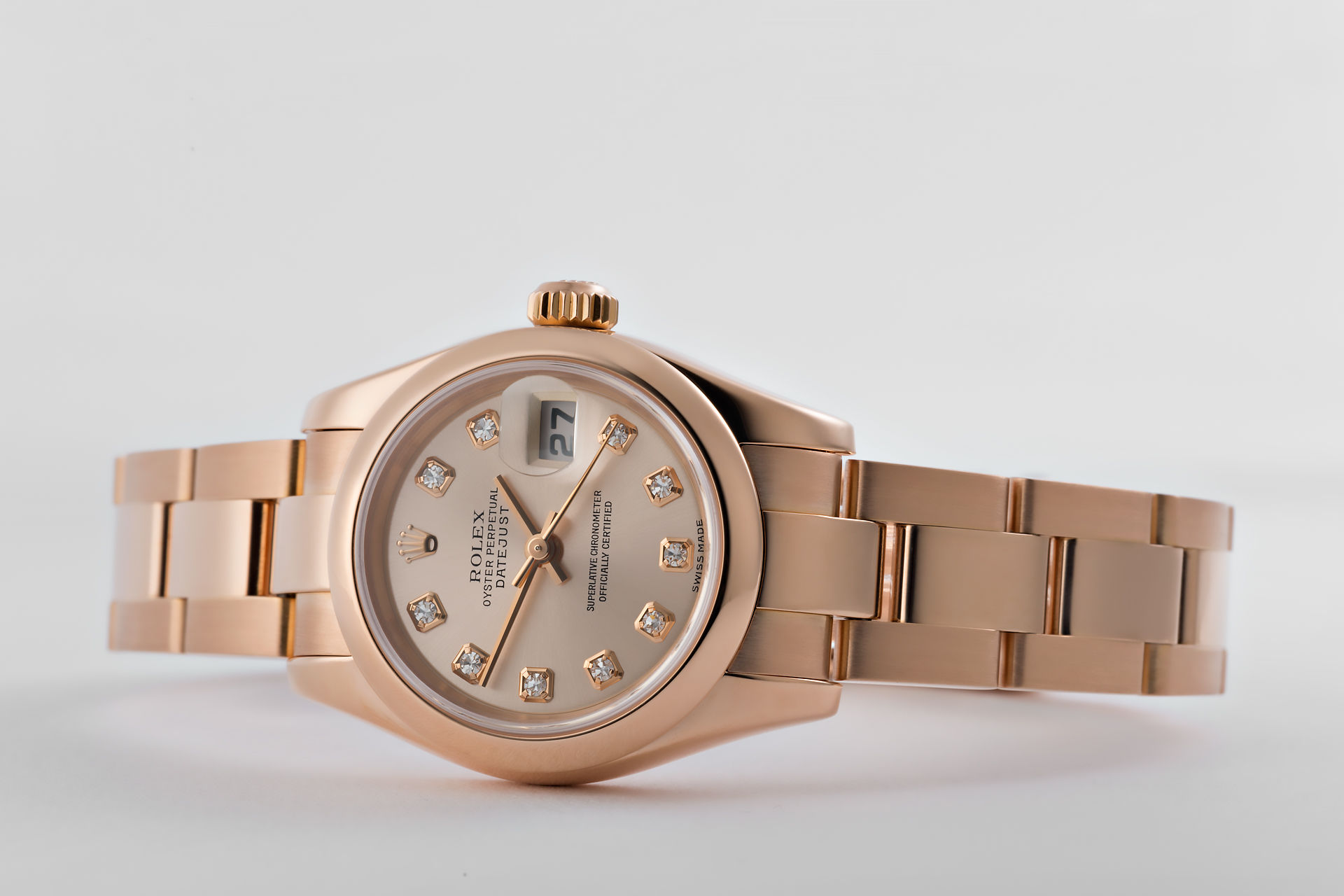 ref 179165 | Everose Gold '2017 Rolex service' | Rolex Lady-Datejust