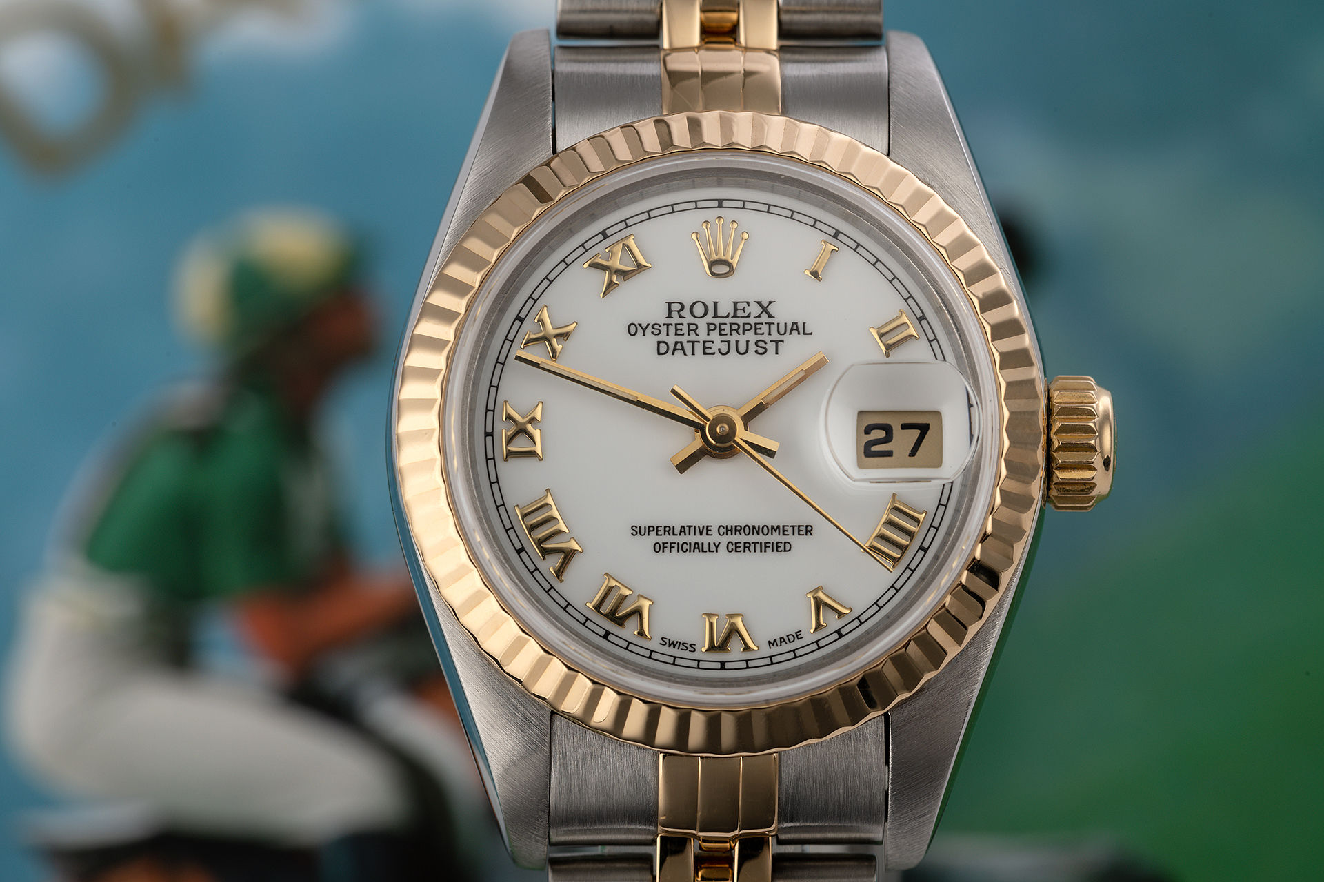 ref 69173 | Gold & Steel 'Box & Certificate' | Rolex Lady-Datejust