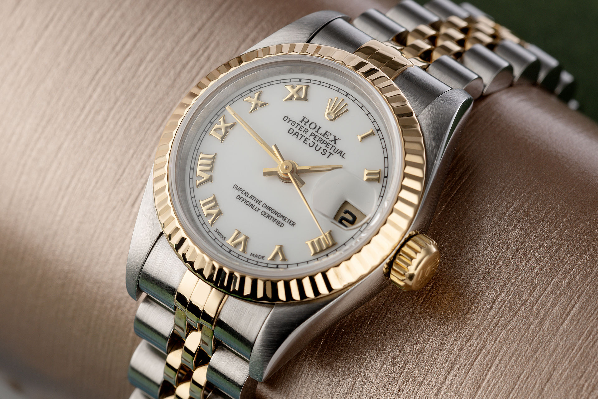 ref 69173 | Gold & Steel 'Box & Certificate' | Rolex Lady-Datejust