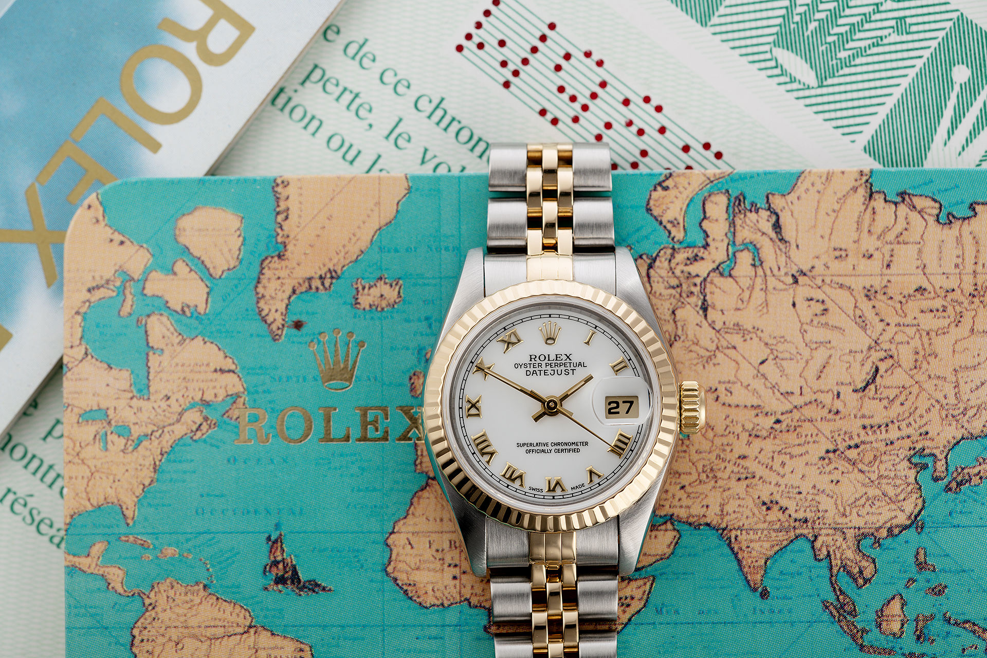 ref 69173 | Gold & Steel 'Box & Certificate' | Rolex Lady-Datejust