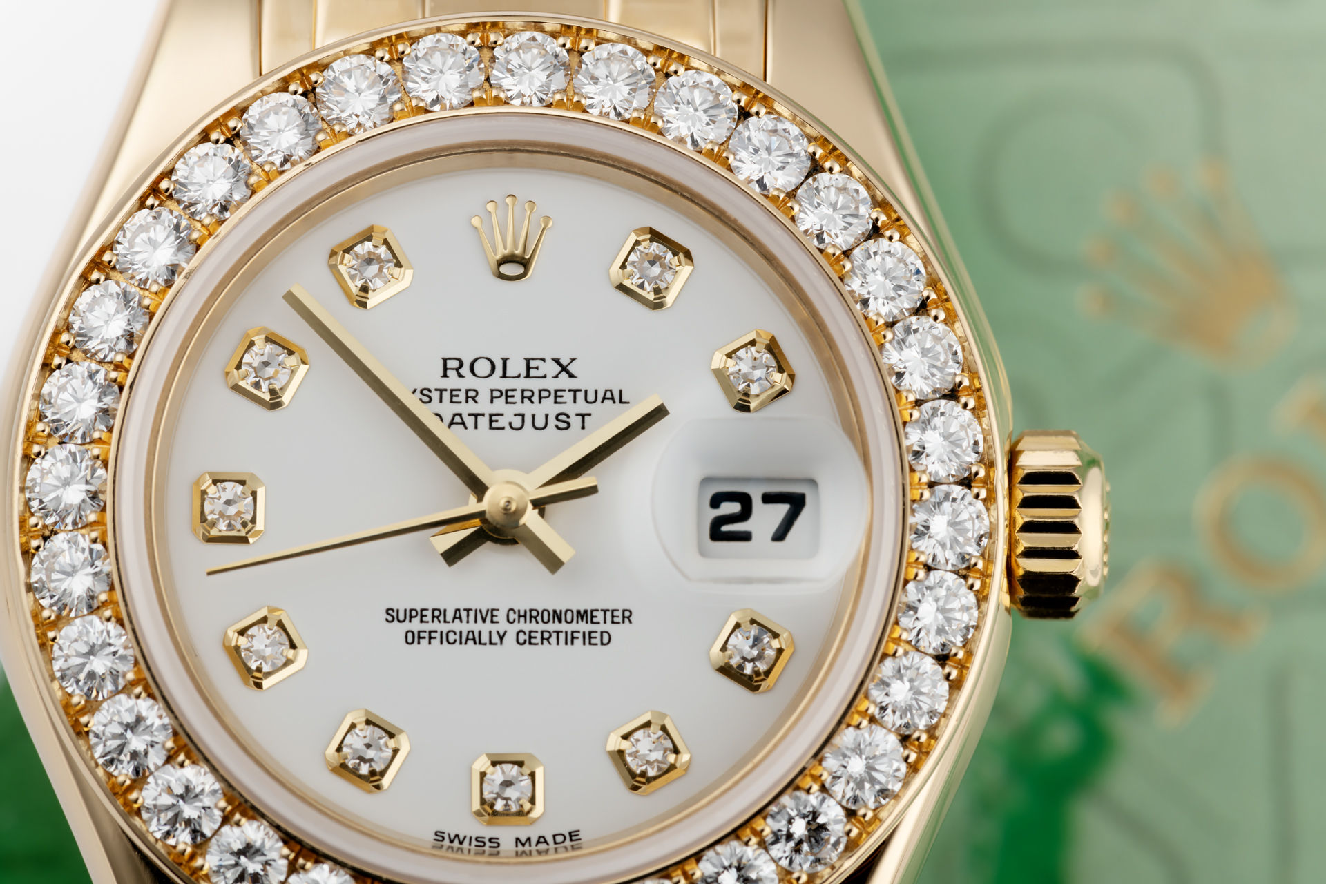 ref 80298 | Full Set 'Diamond Dial' | Rolex Lady Pearlmaster