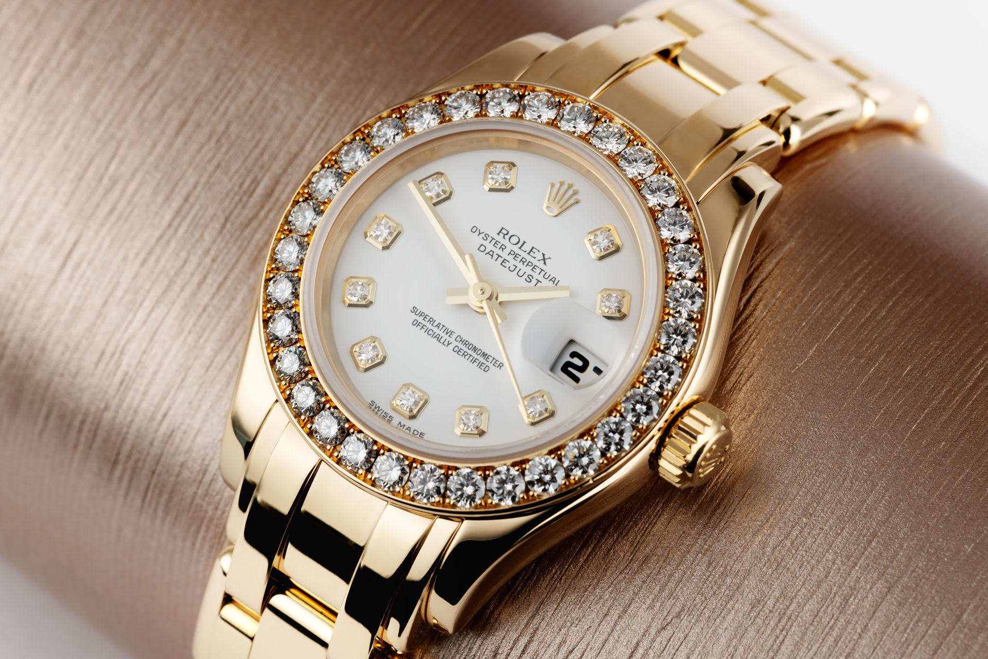 ref 80298 | Full Set 'Diamond Dial' | Rolex Lady Pearlmaster