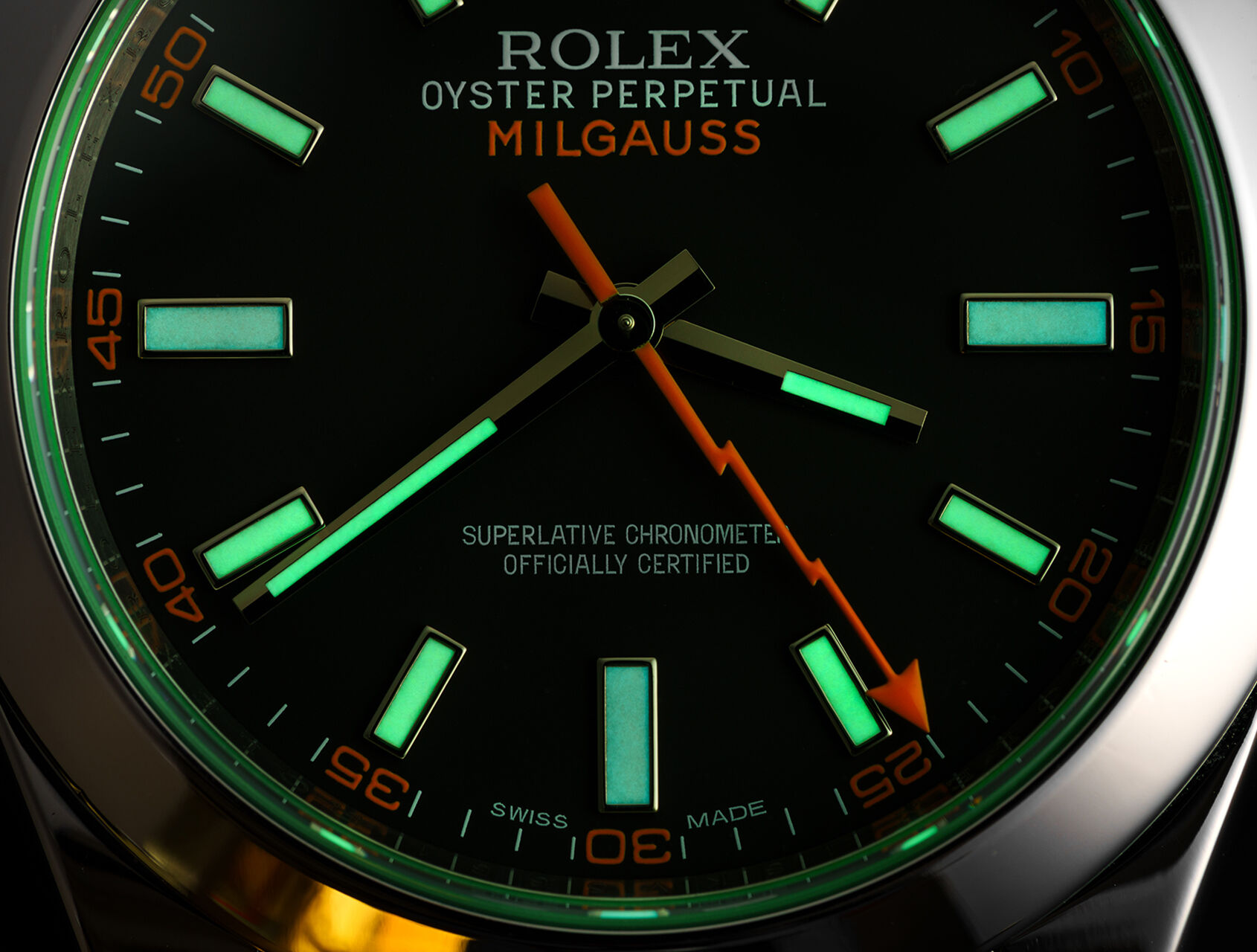 ref 116400GV | 116400GV - Box & Papers | Rolex Milgauss