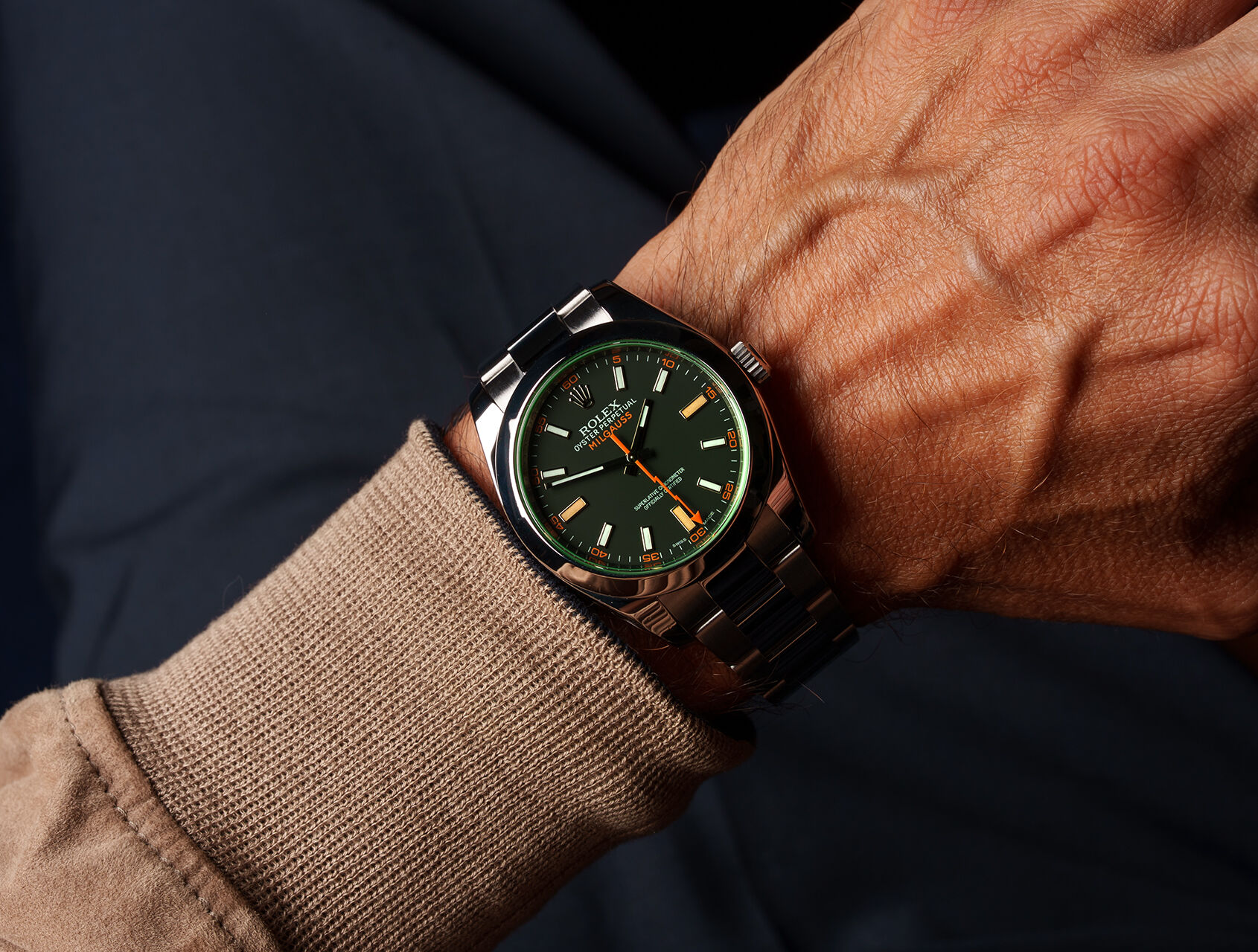 ref 116400GV | 116400GV - Box & Papers | Rolex Milgauss