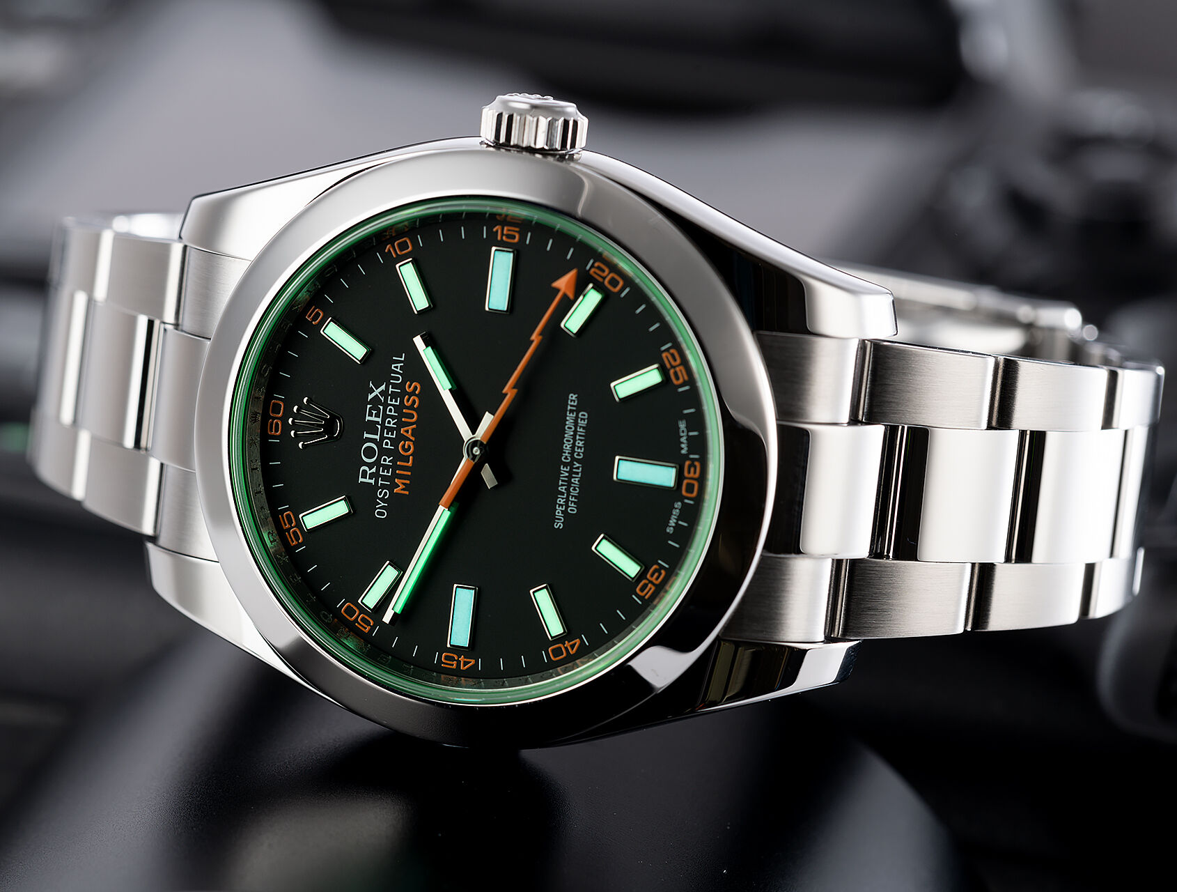 ref 116400GV | 116400GV - Discontinued | Rolex Milgauss