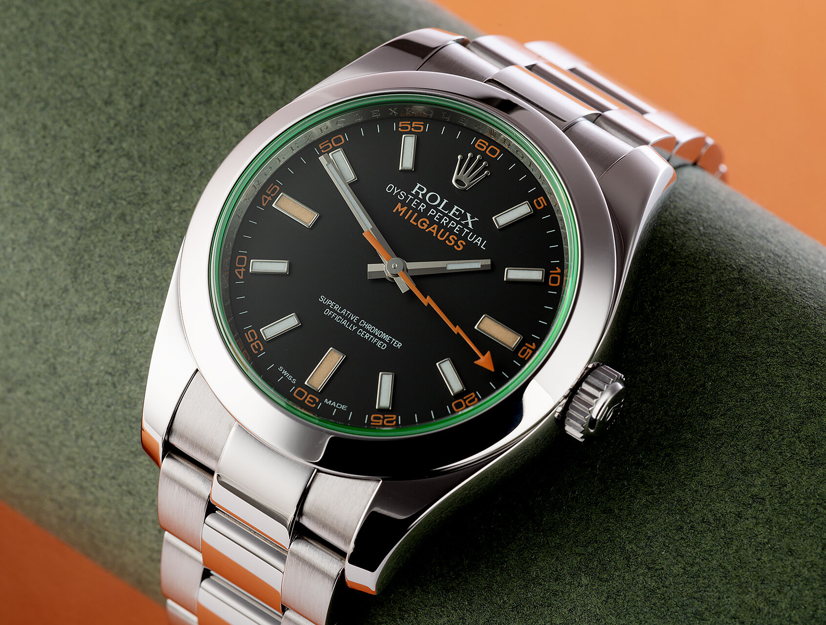 ref 116400GV | 116400GV - Discontinued | Rolex Milgauss