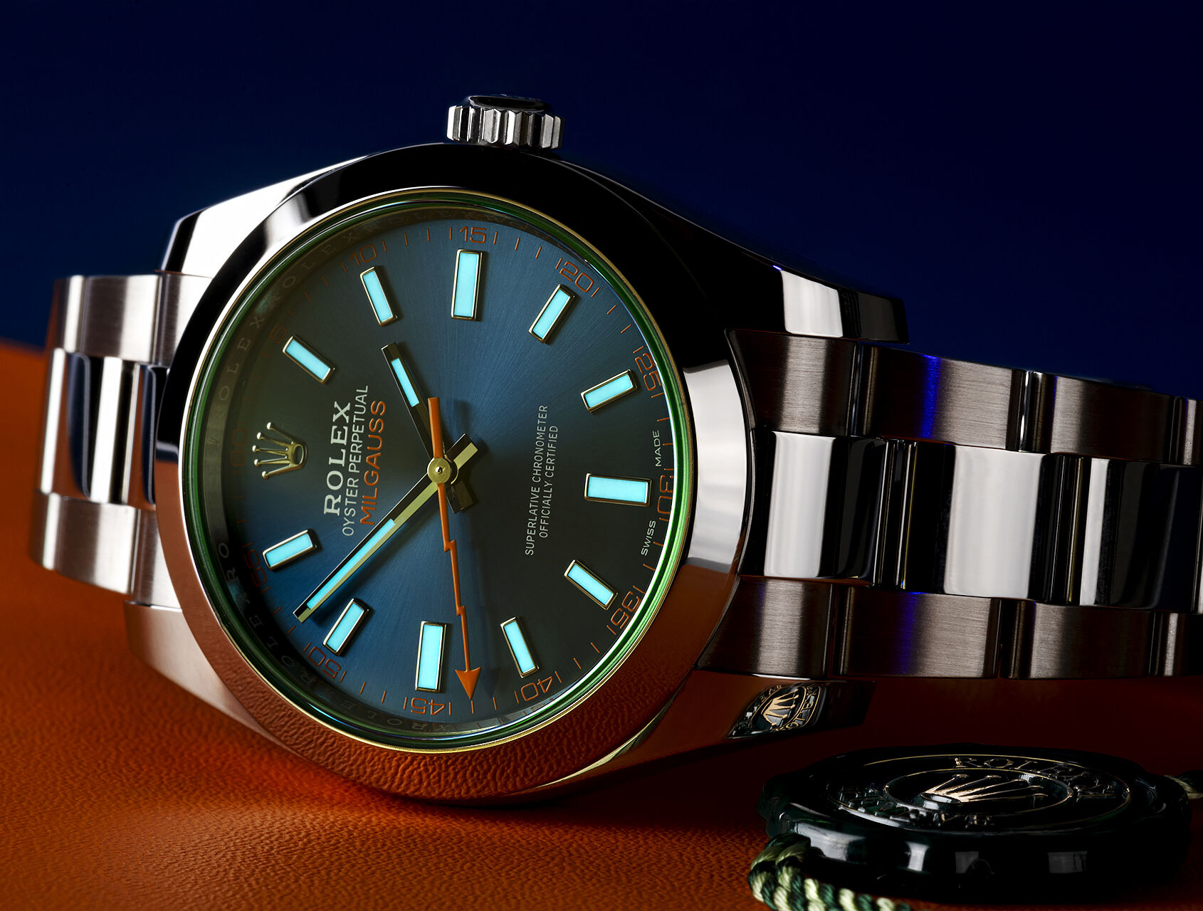 ref 116400GV | 116400GV - Z-Blue | Rolex Milgauss