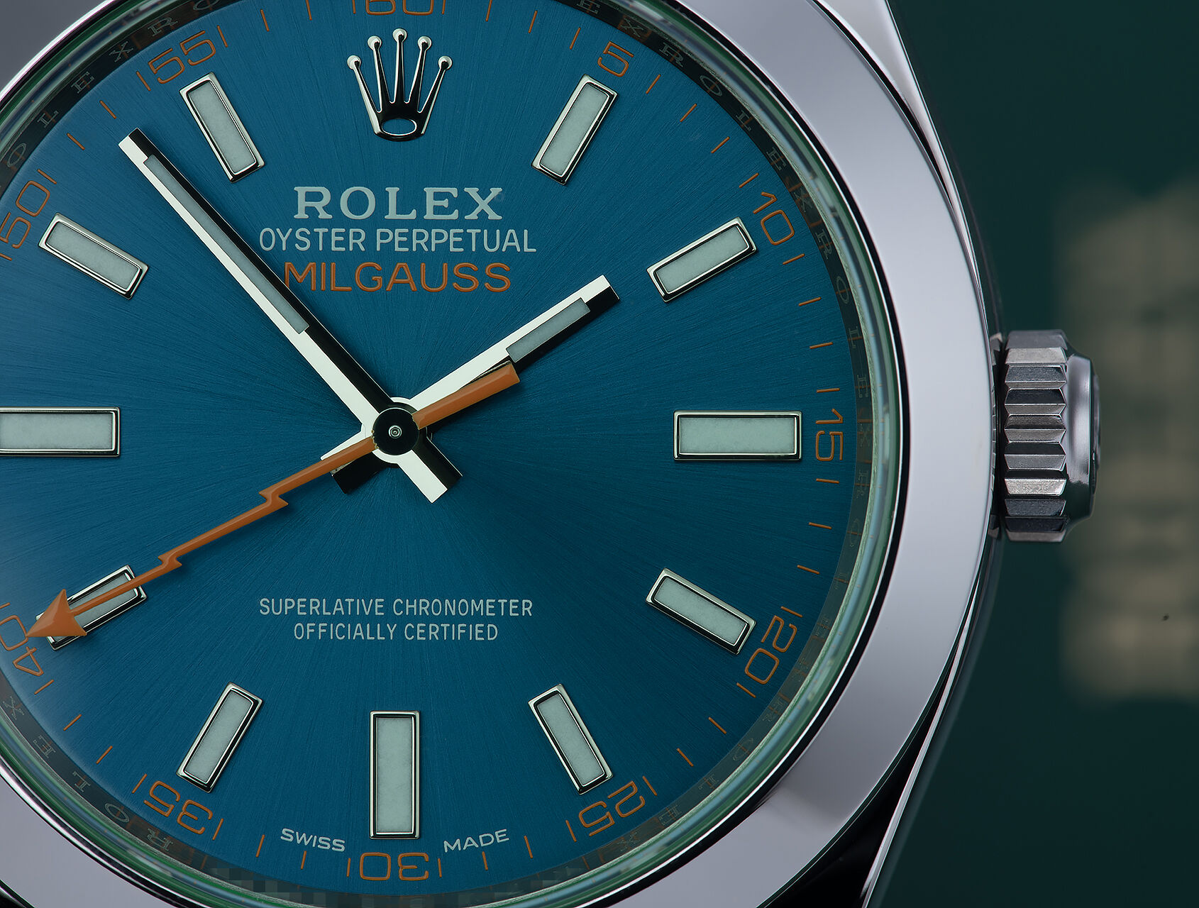 ref 116400GV | 116400GV - Z-Blue | Rolex Milgauss