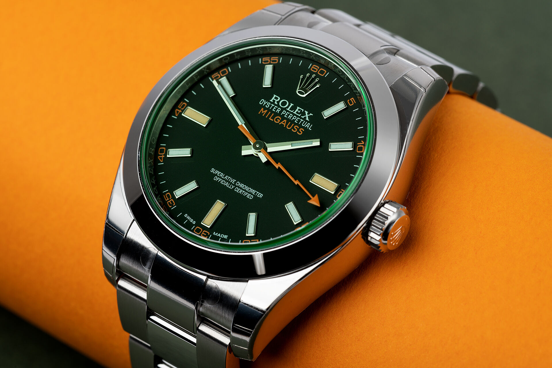 ref 116400GV | 5 Year Rolex Warranty  | Rolex Milgauss