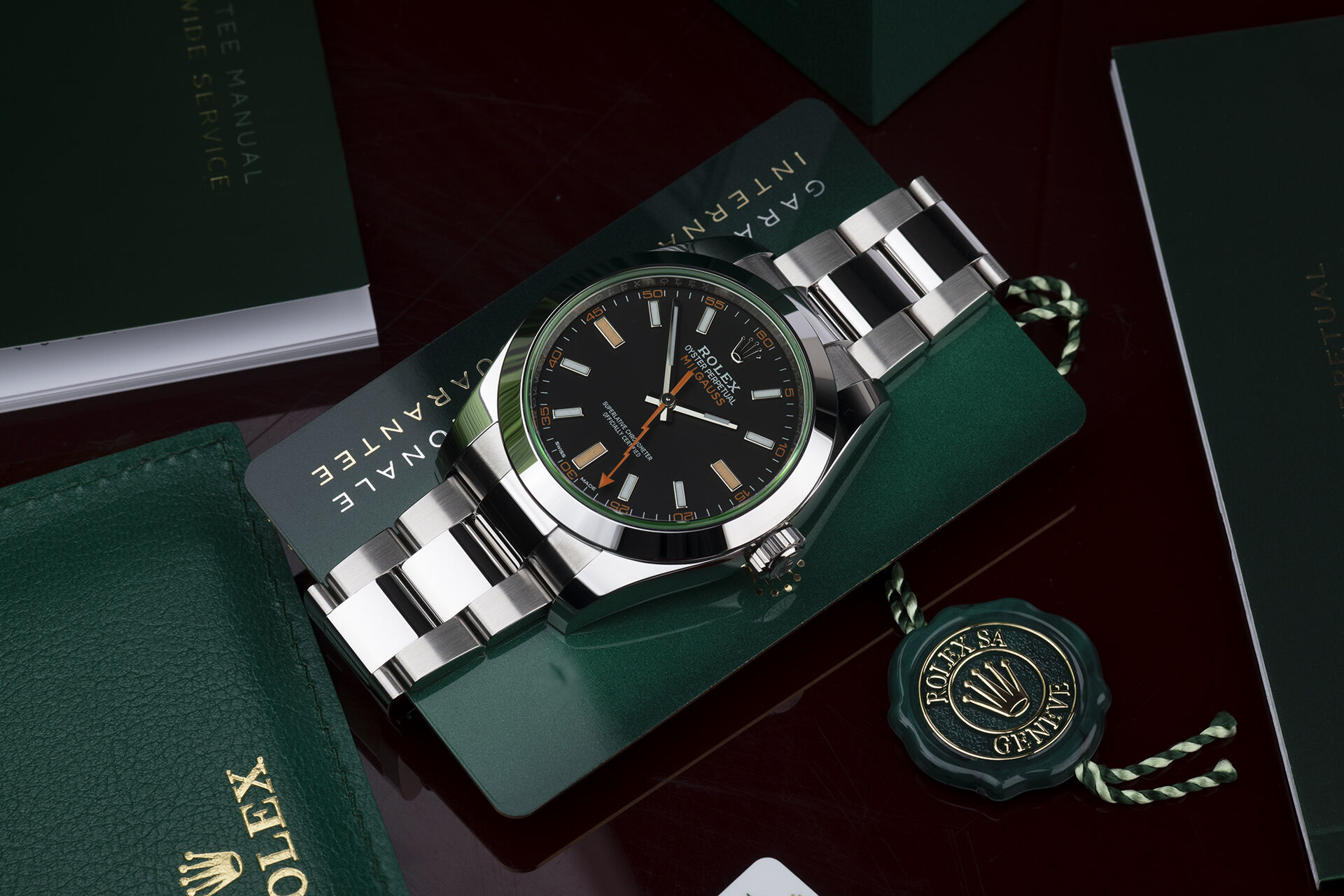 ref 116400GV | 5 Year Warranty | Rolex Milgauss