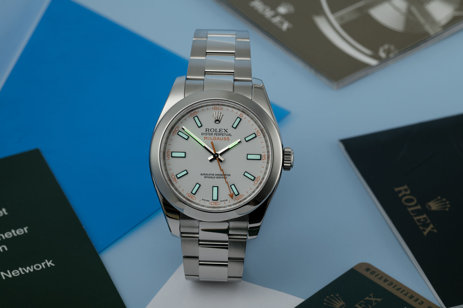 ref 116400 | Box & Certificate | Rolex Milgauss