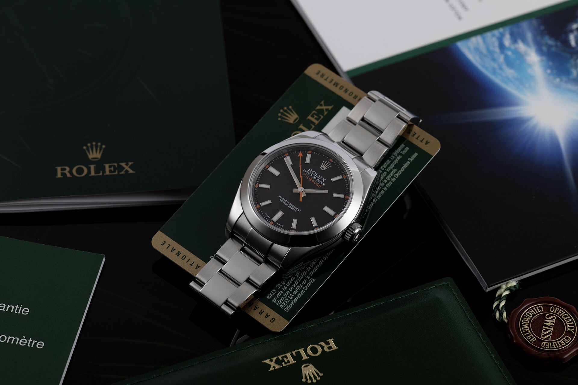 ref 116400 | Box & Certificate | Rolex Milgauss