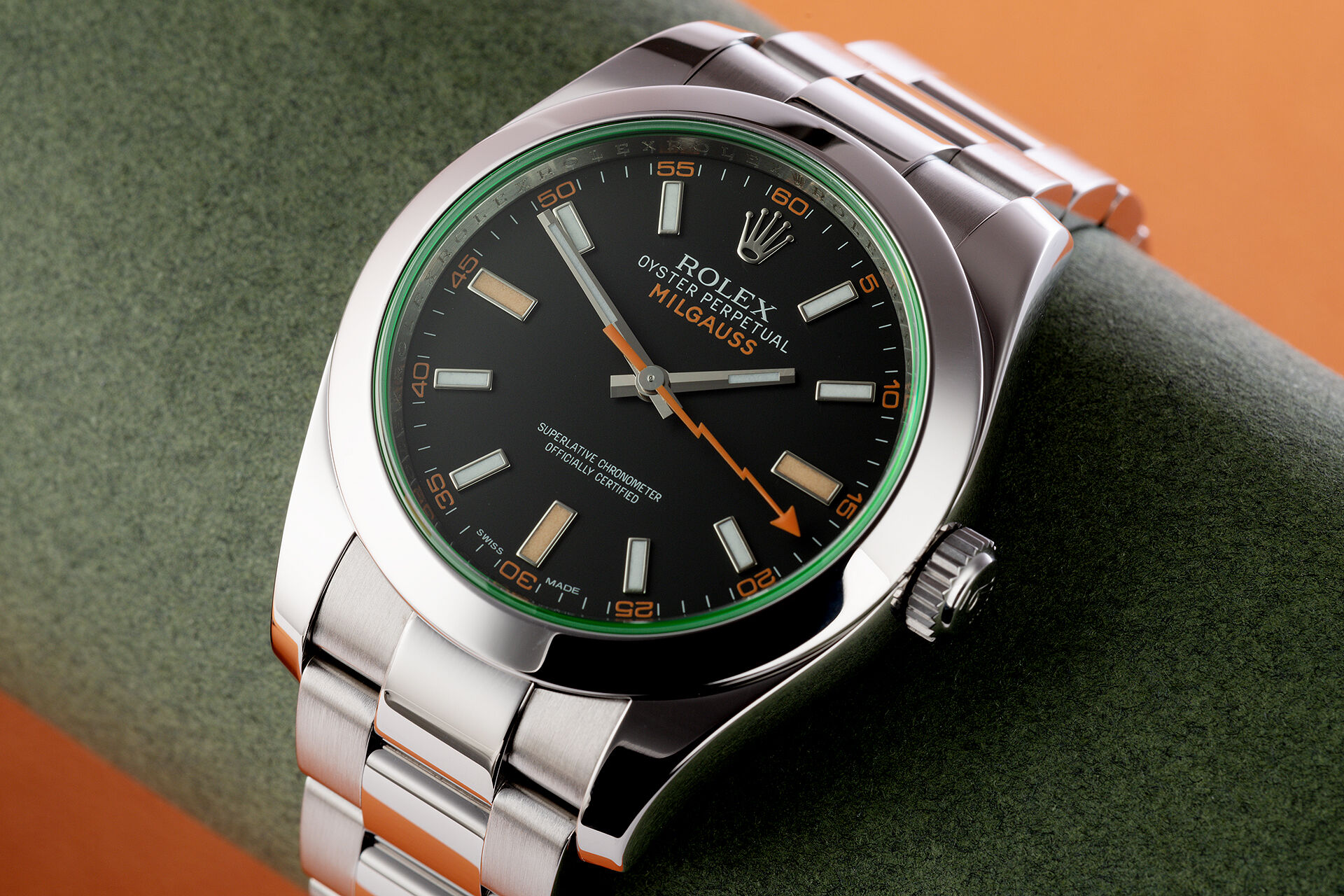 ref 116400GV | Box & Certificate | Rolex Milgauss