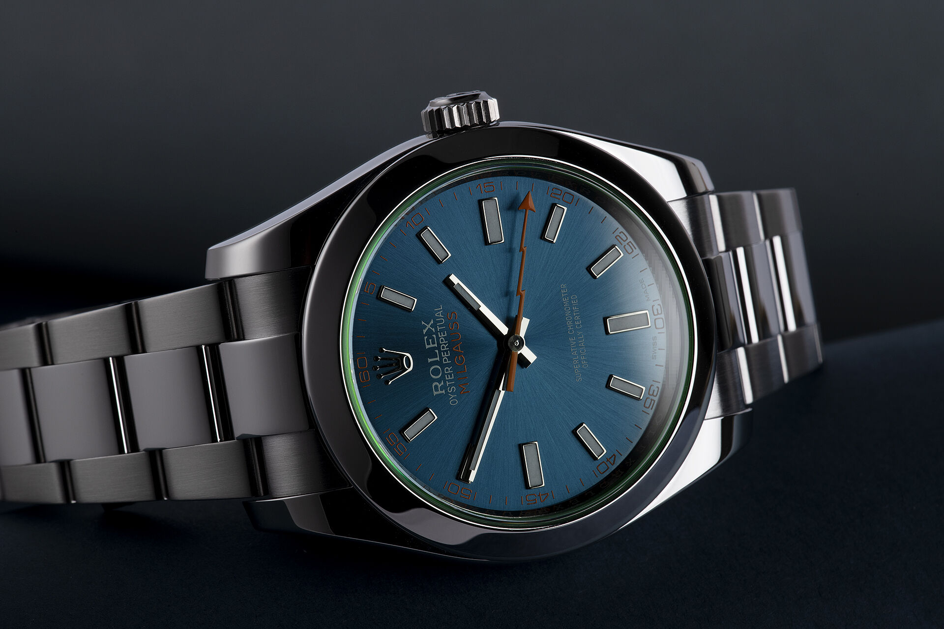 ref 116400GV | Box & Certificate | Rolex Milgauss