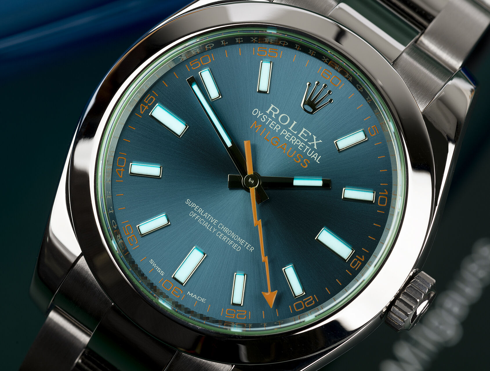 ref 116400GV | 116400GV - Box & Certificate | Rolex Milgauss