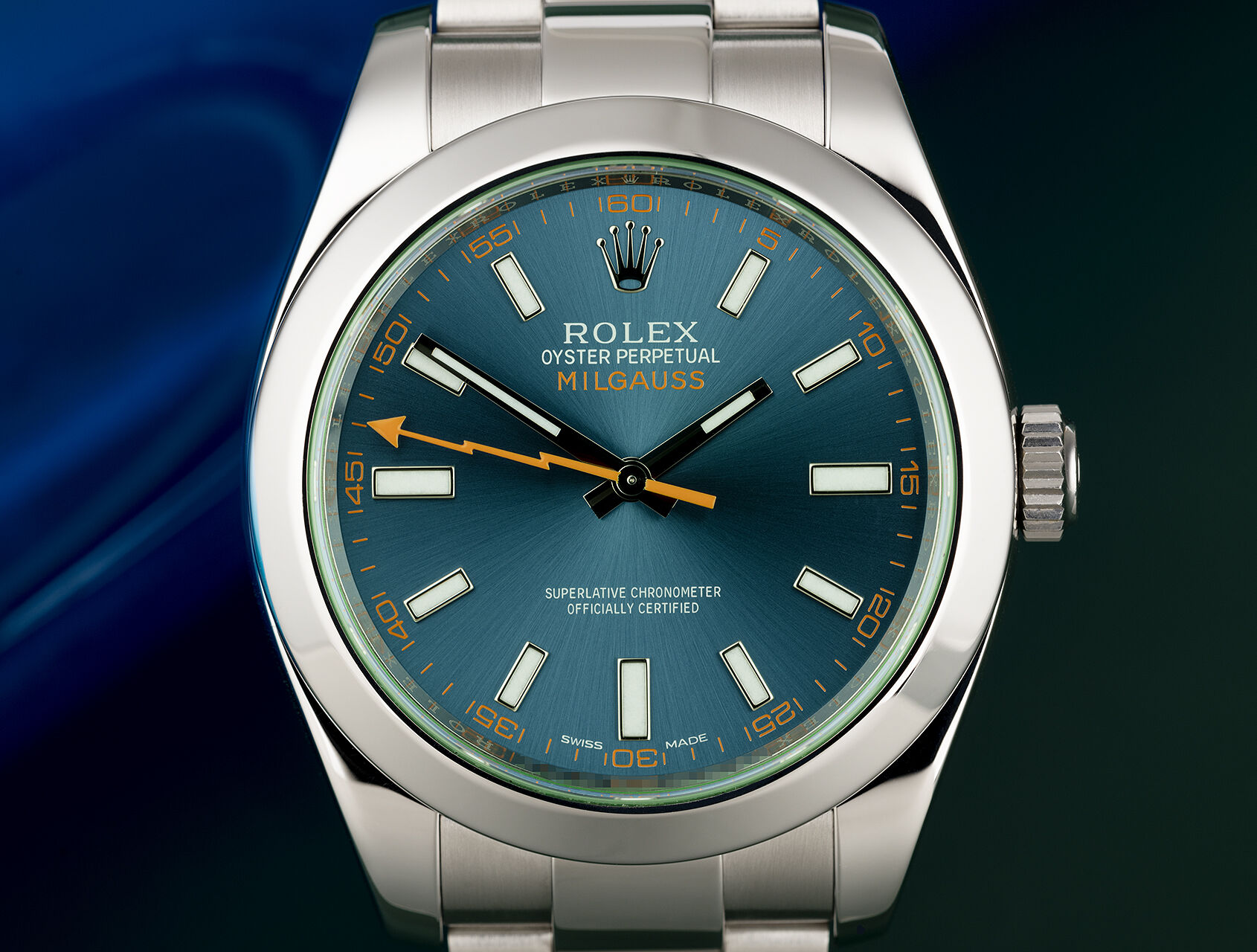 ref 116400GV | 116400GV - Box & Certificate | Rolex Milgauss