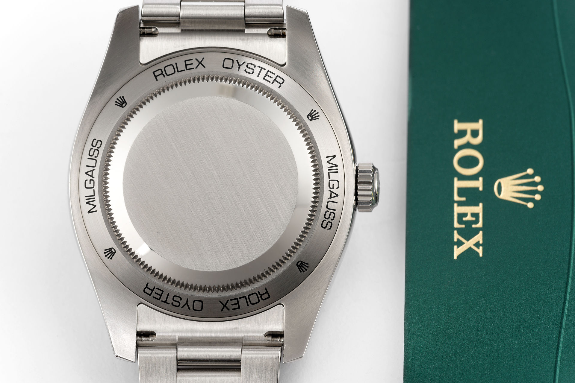 ref 116400GV | 'Lightning Hand' Anti-Magnetic | Rolex Milgauss