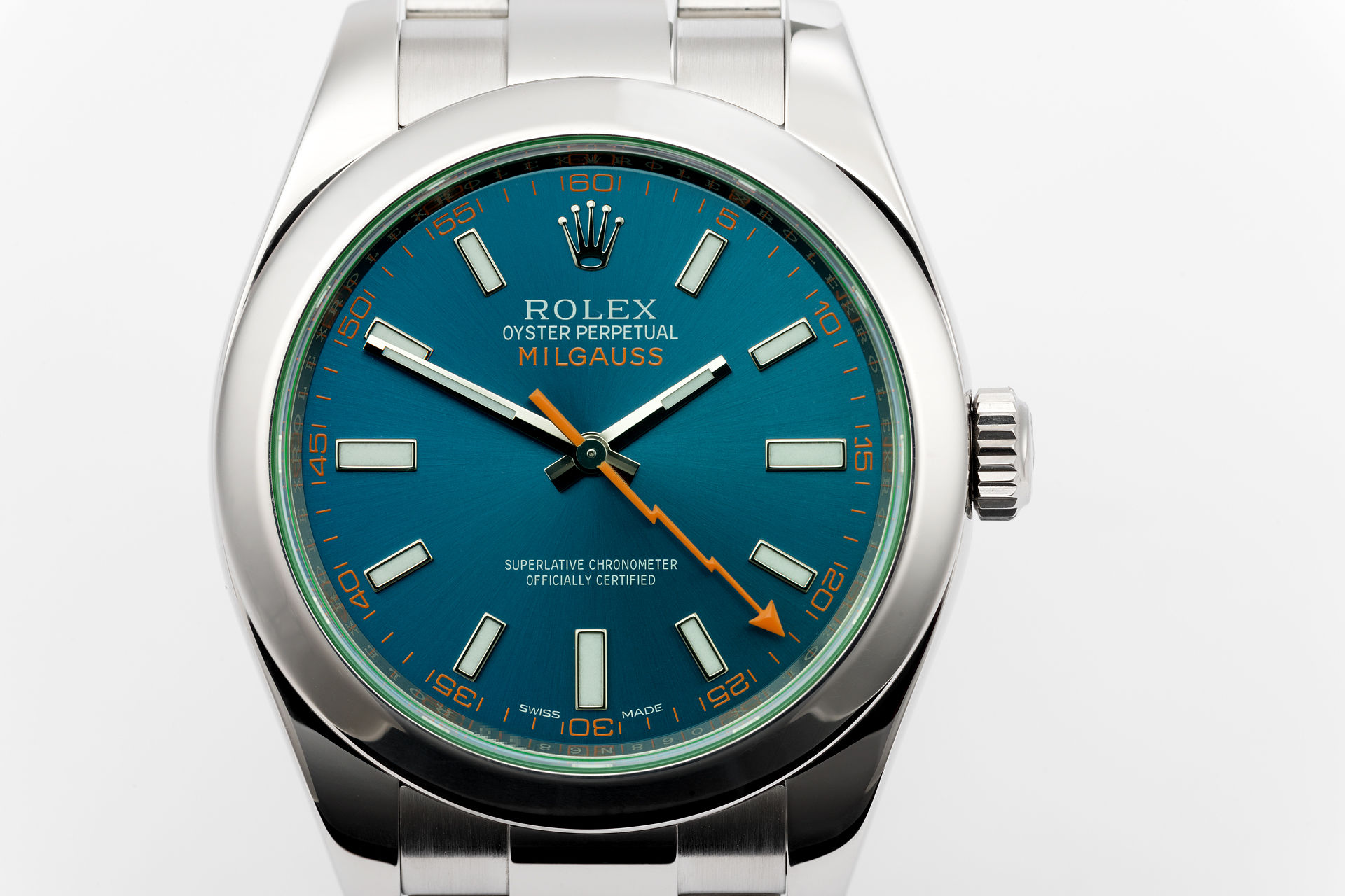 ref 116400GV | 'Lightning Hand' Anti-Magnetic | Rolex Milgauss