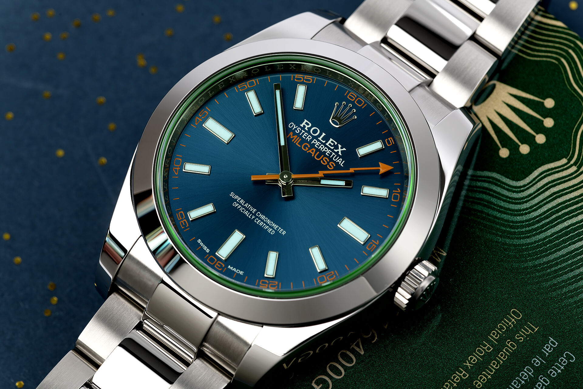 ref 116400GV | Brand New, 5 Year Warranty | Rolex Milgauss