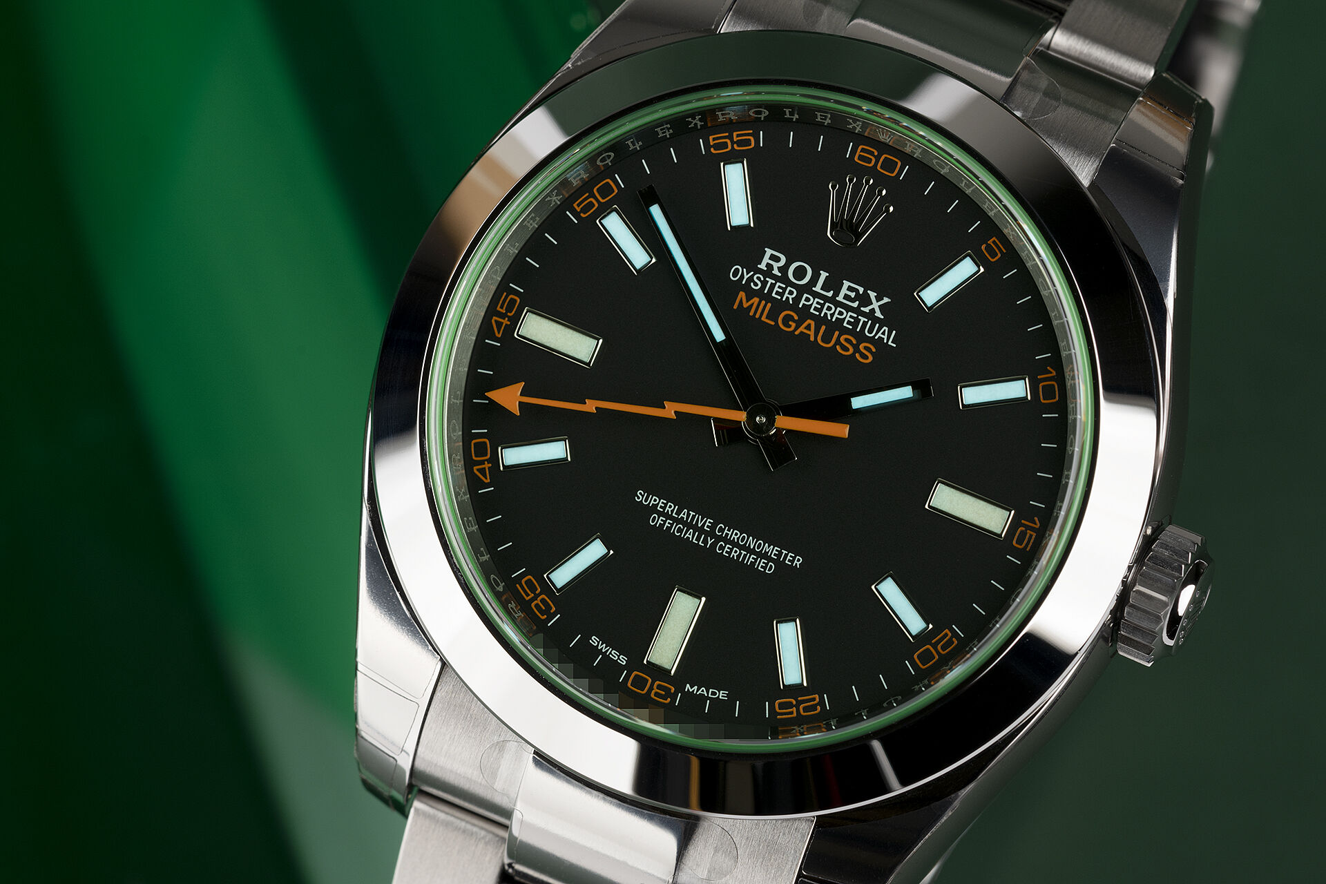 ref 116400GV | Rolex 5 Year Warranty | Rolex Milgauss