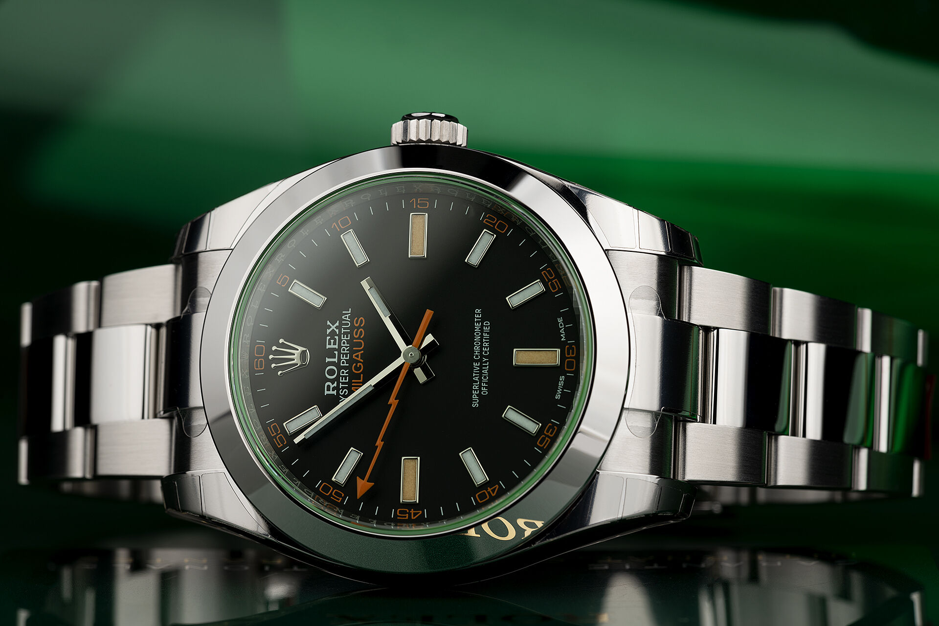 ref 116400GV | Rolex 5 Year Warranty | Rolex Milgauss